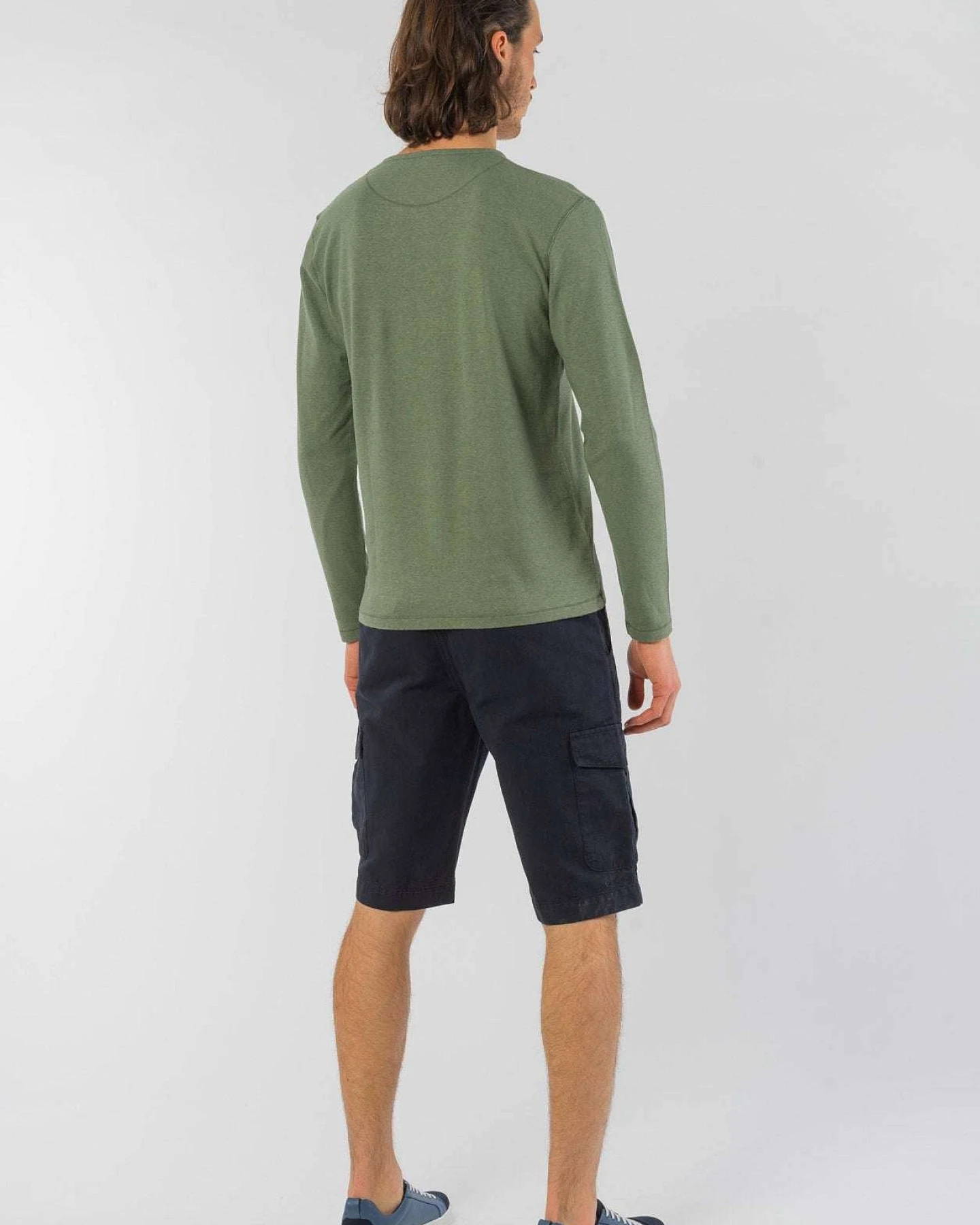 Henley Longsleeve aus Hanf & Bio Baumwolle – Ansicht 3