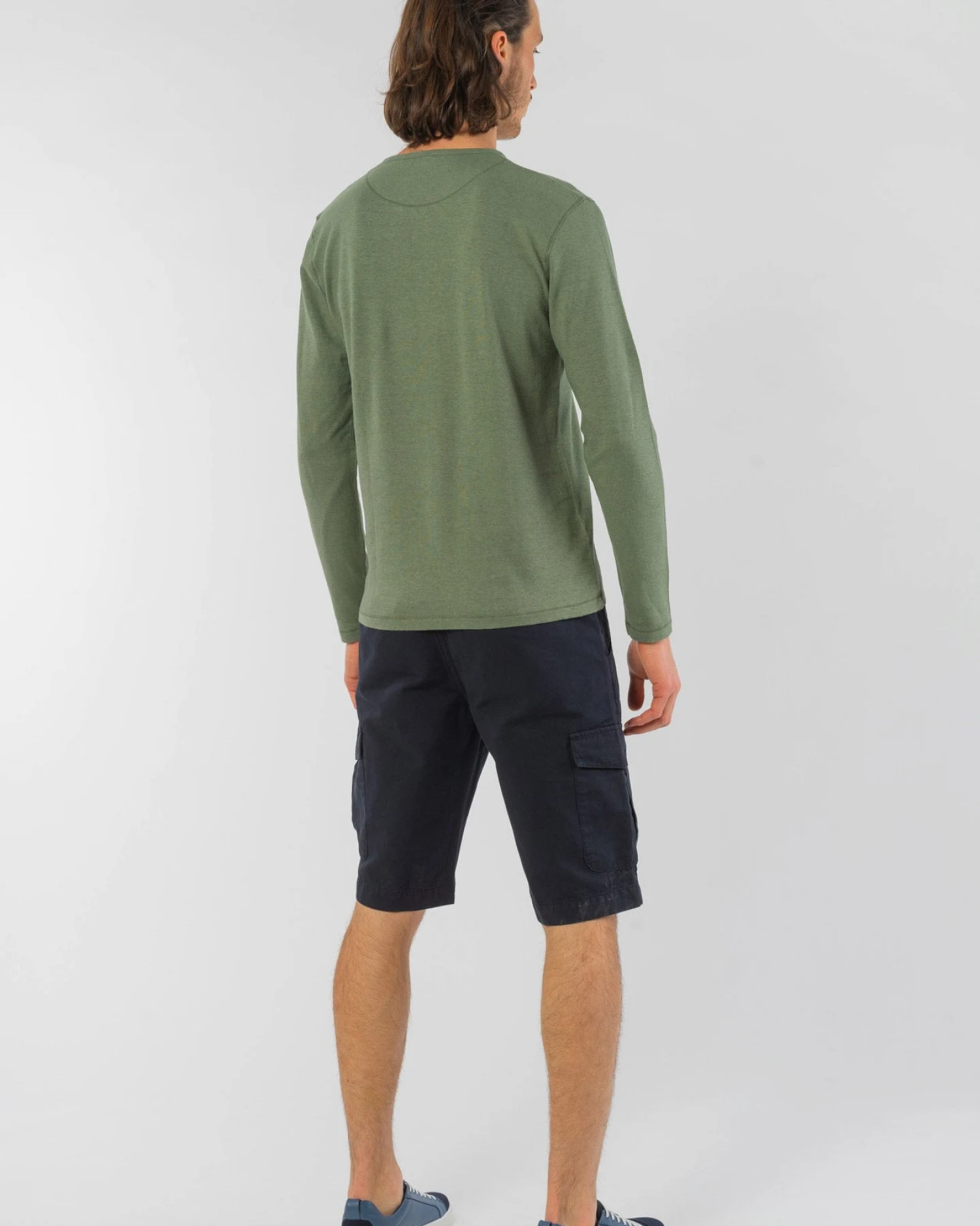 Henley Longsleeve aus Hanf & Bio Baumwolle – Ansicht 3
