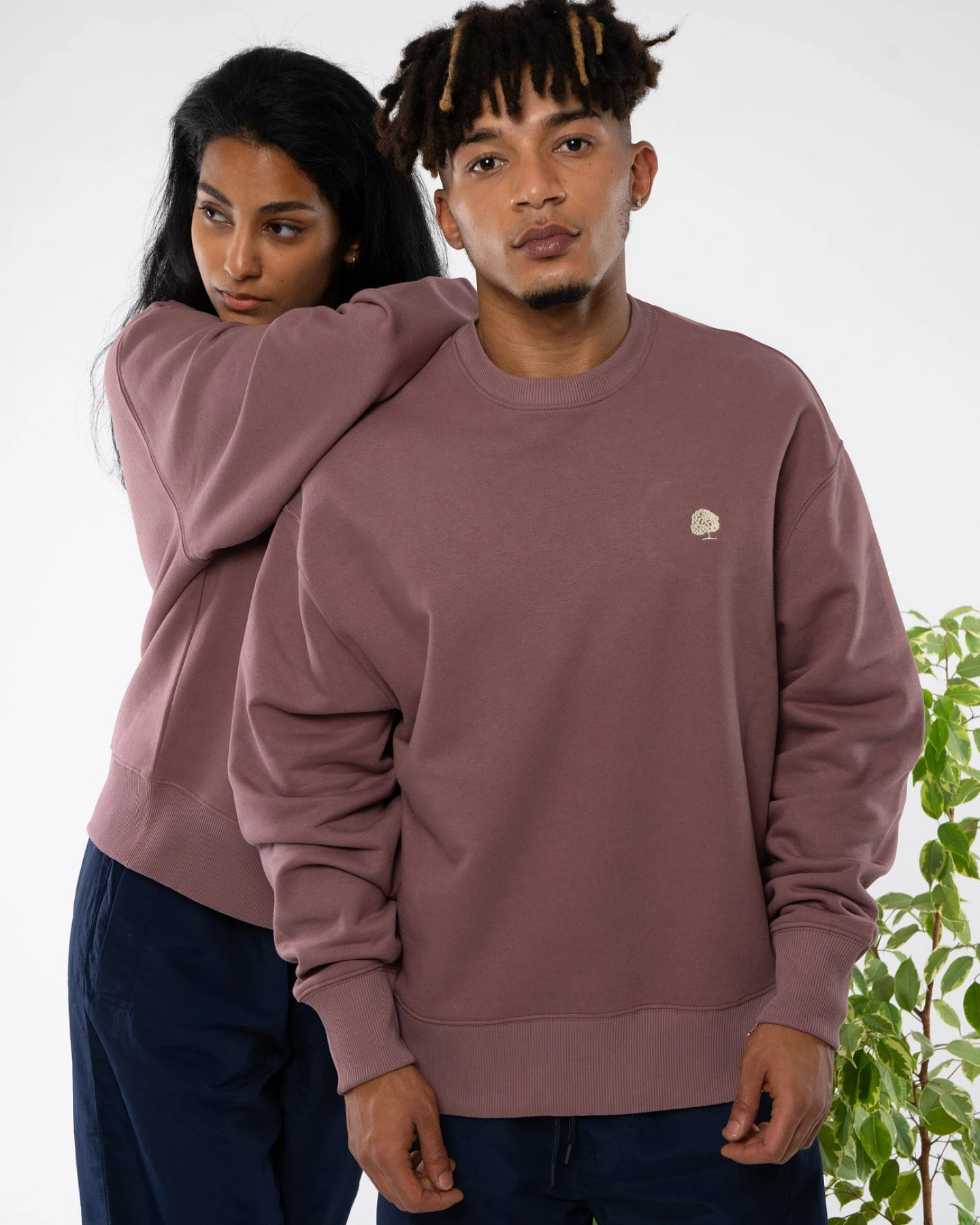 Boxy Unisex Sweatshirt aus Bio Baumwolle – Ansicht 2