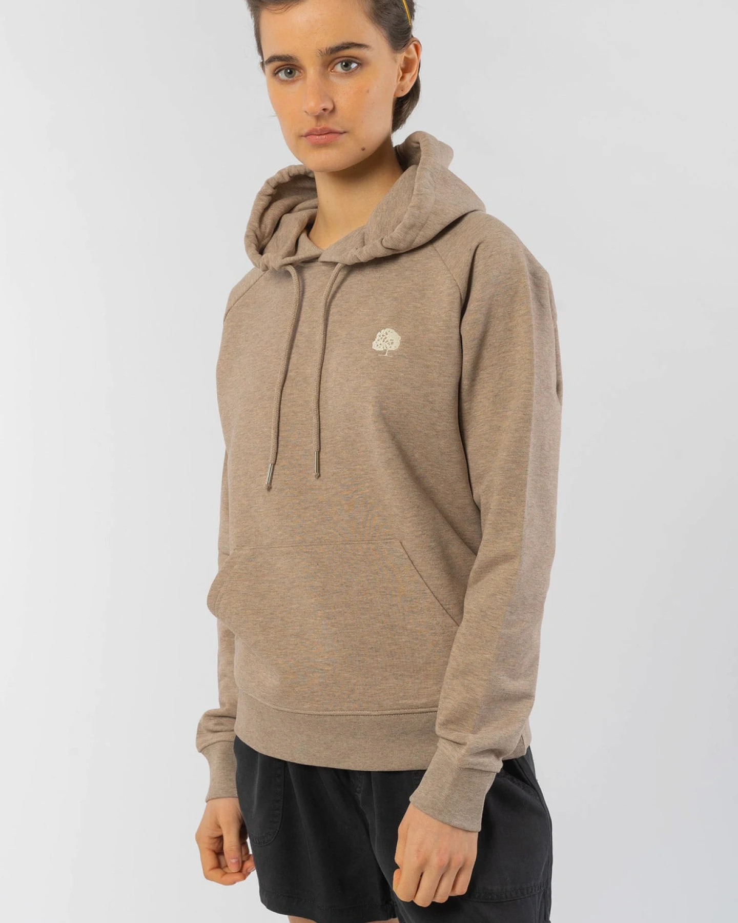 Trendiger klassischer Bio Hoodie für Frauen – Ansicht 6