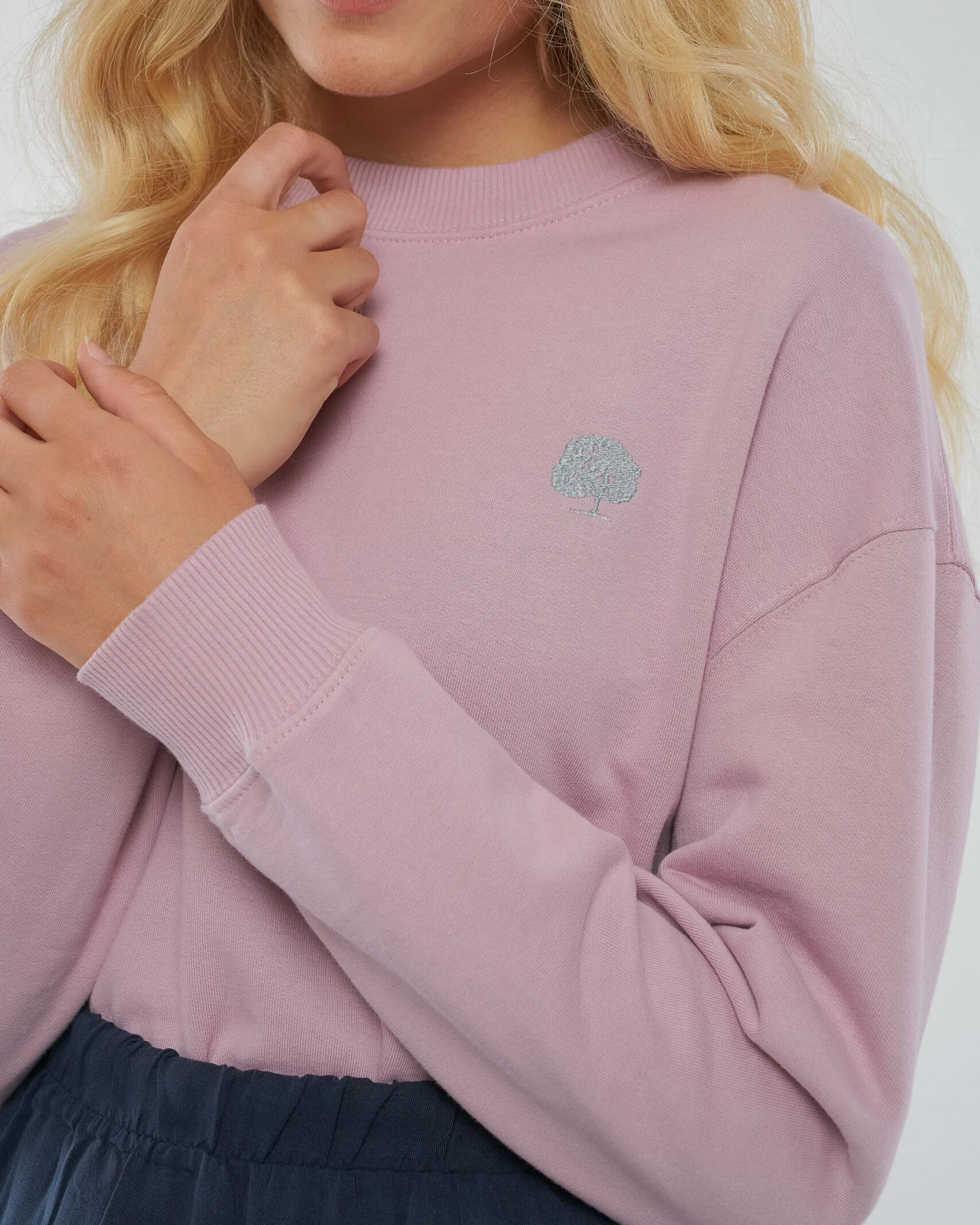 Heavy Drop Shoulder Sweatshirt aus Bio Baumwolle – Ansicht 4