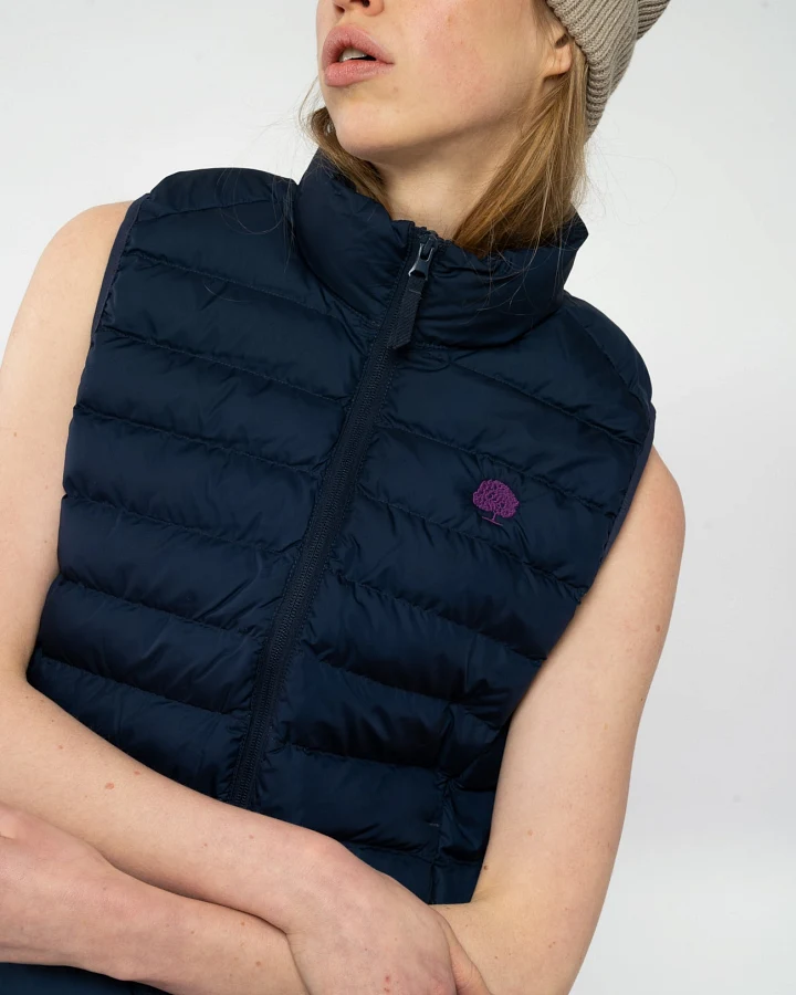 Steppweste aus recyceltem Polyester