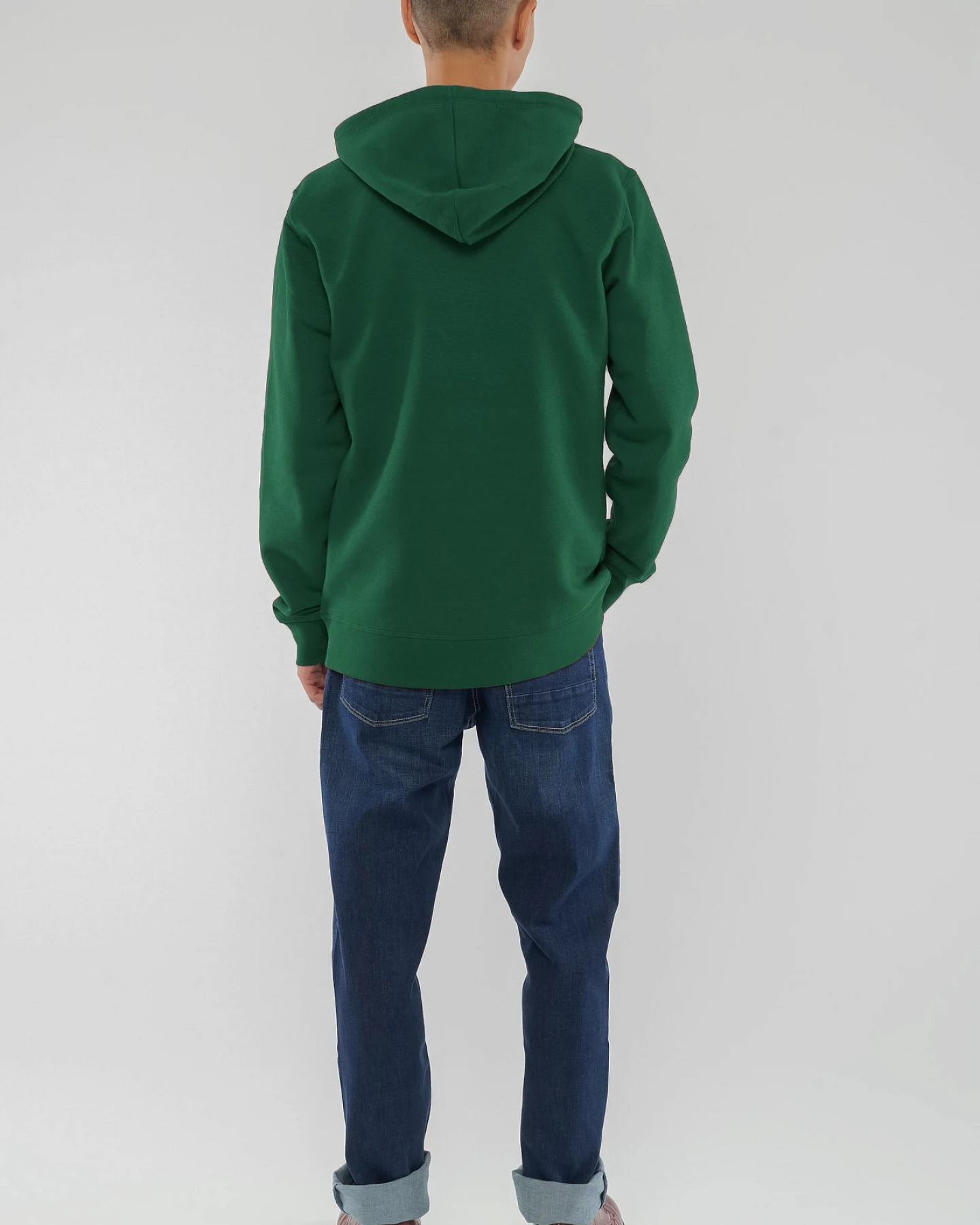 Leichter Hoodie aus Bio Baumwolle – Ansicht 4