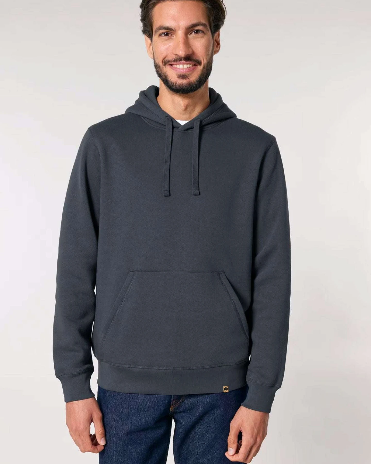 Leichter Hoodie aus Bio Baumwolle – Ansicht 2