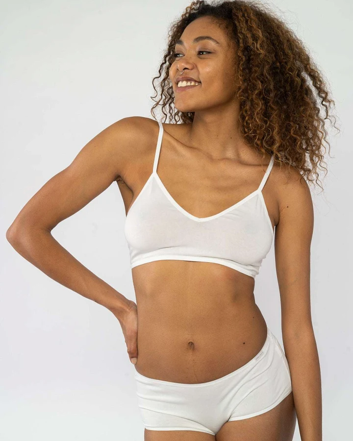Bustier aus Bio Baumwolle