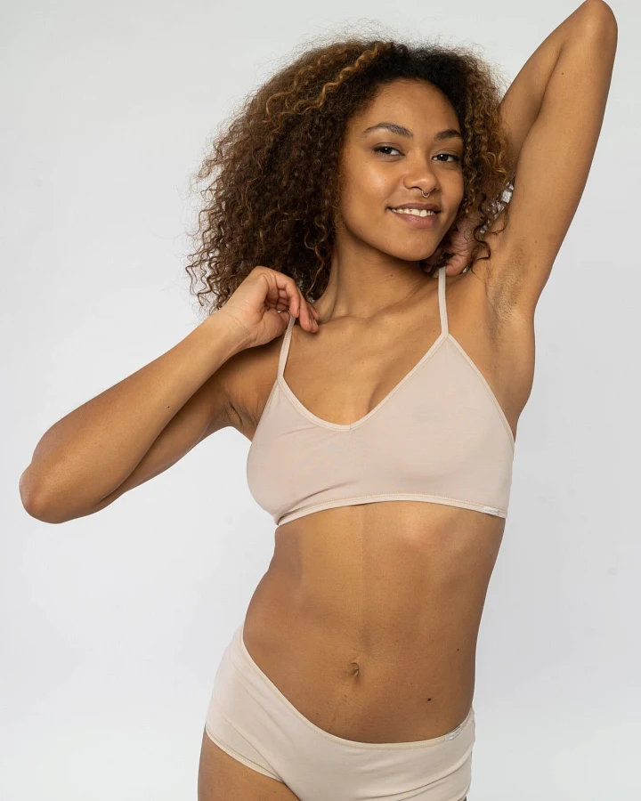 Bustier aus Bio Baumwolle