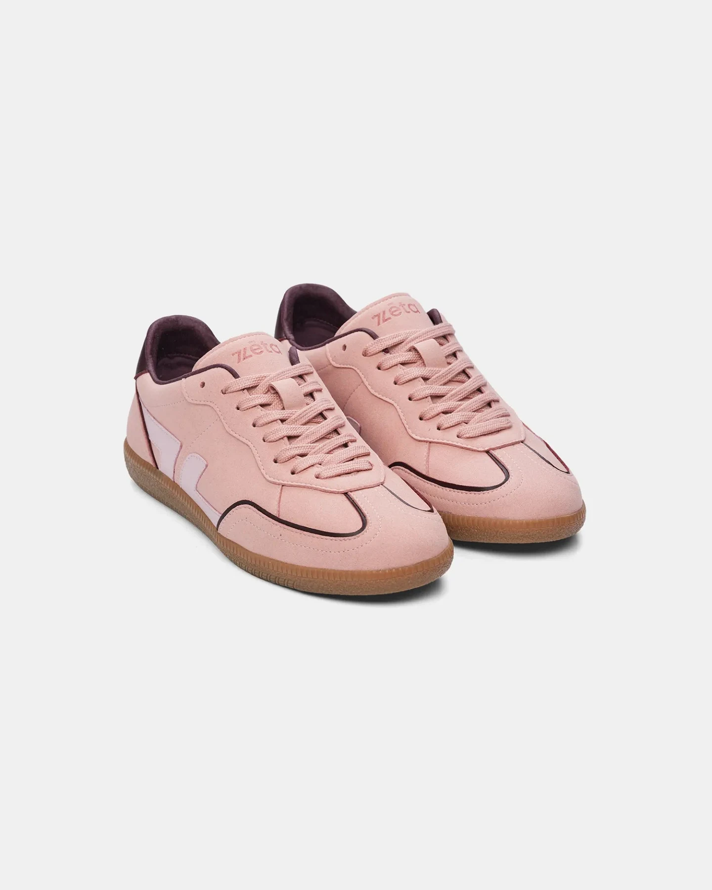 Zèta Herren vegan Sneaker Delta Rose Rosa – Ansicht 2