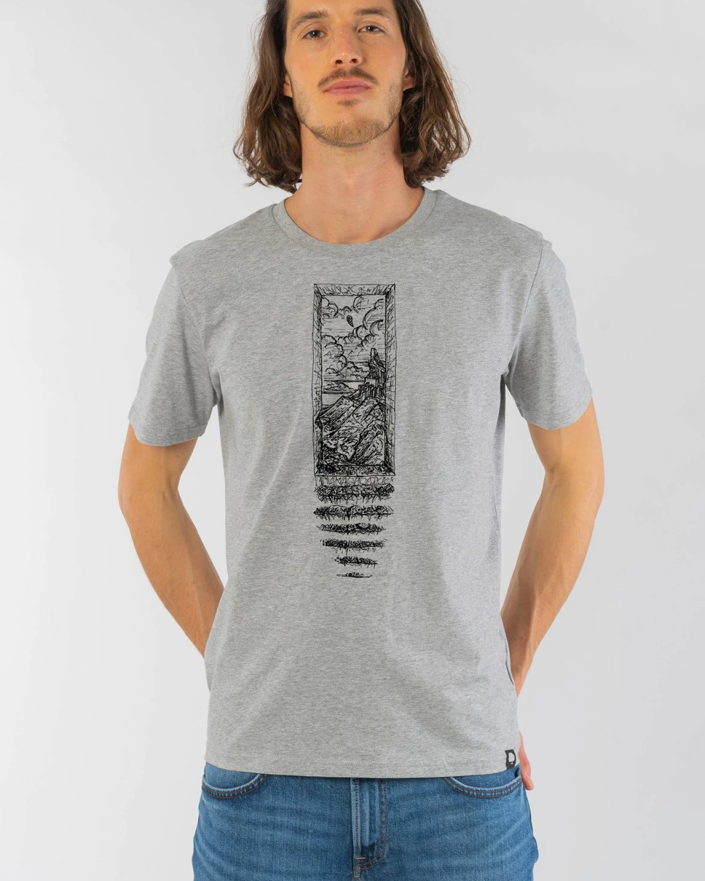 Stiege T-Shirt für Männer – Ansicht 2