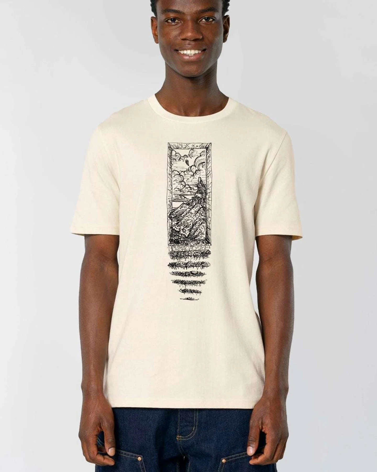 Stiege T-Shirt für Männer – Ansicht 4