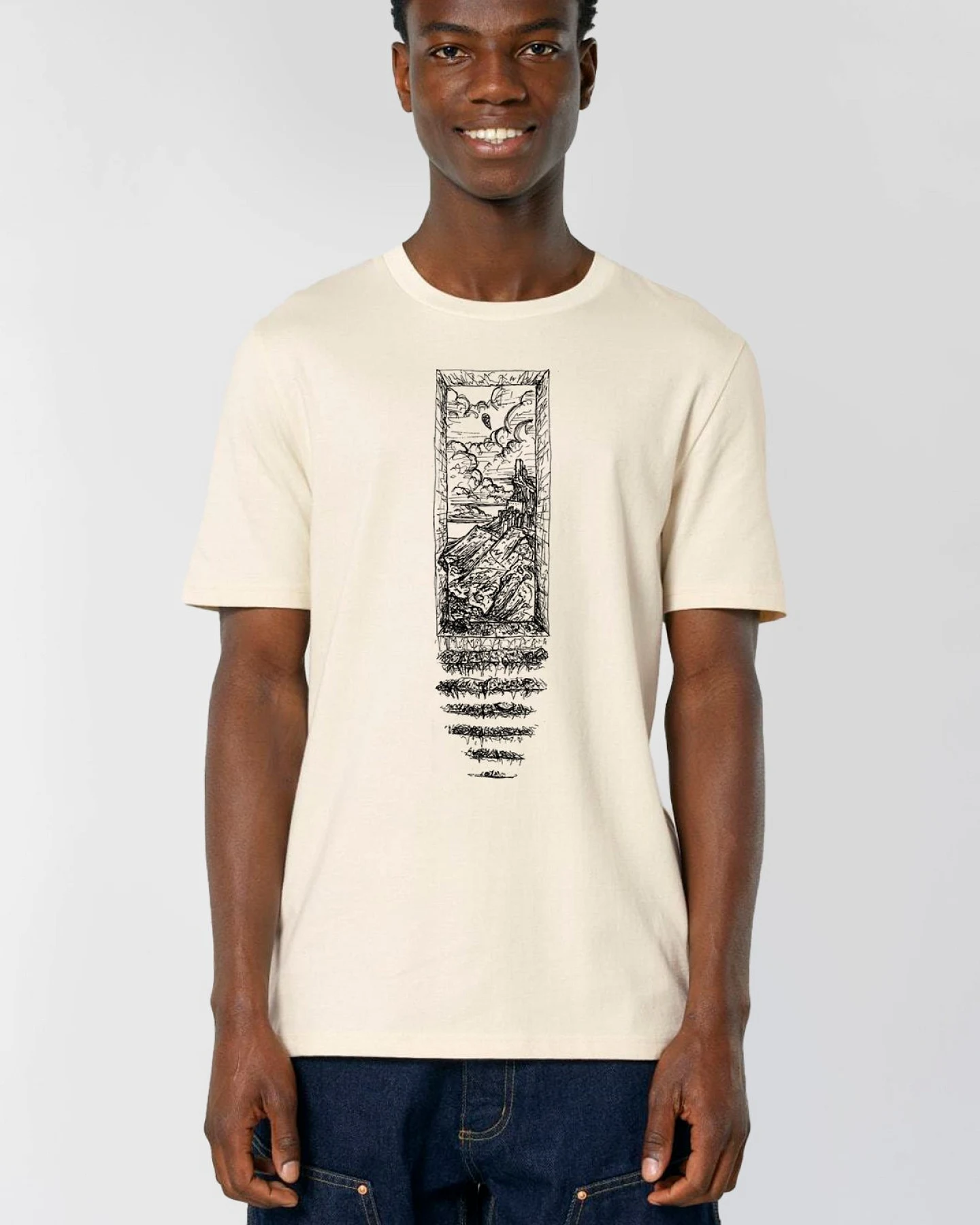 Stiege T-Shirt für Männer – Ansicht 4