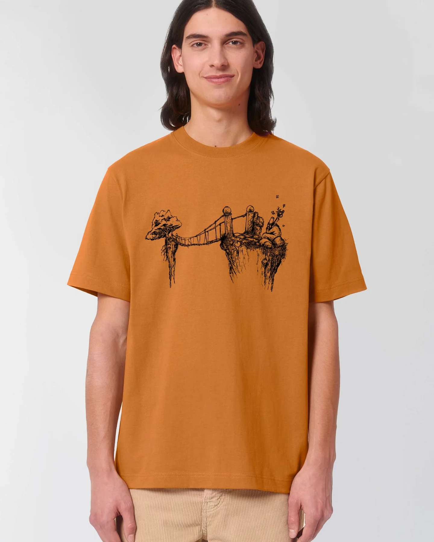 Brückenwächter Relaxed Fit T-Shirt für Männer – Ansicht 4