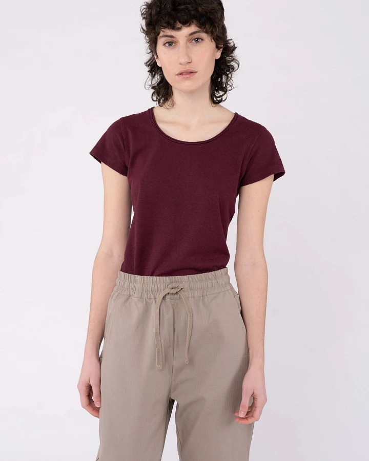 Legeres T-Shirt aus Hanf & Bio Baumwolle