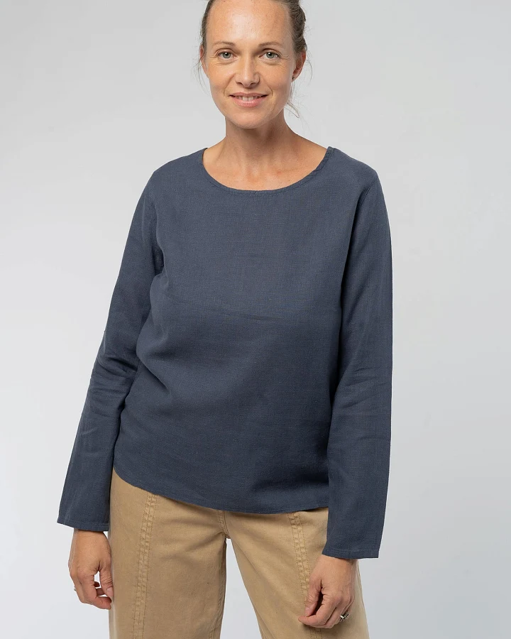 Longsleeve aus Bio Baumwolle & Hanf