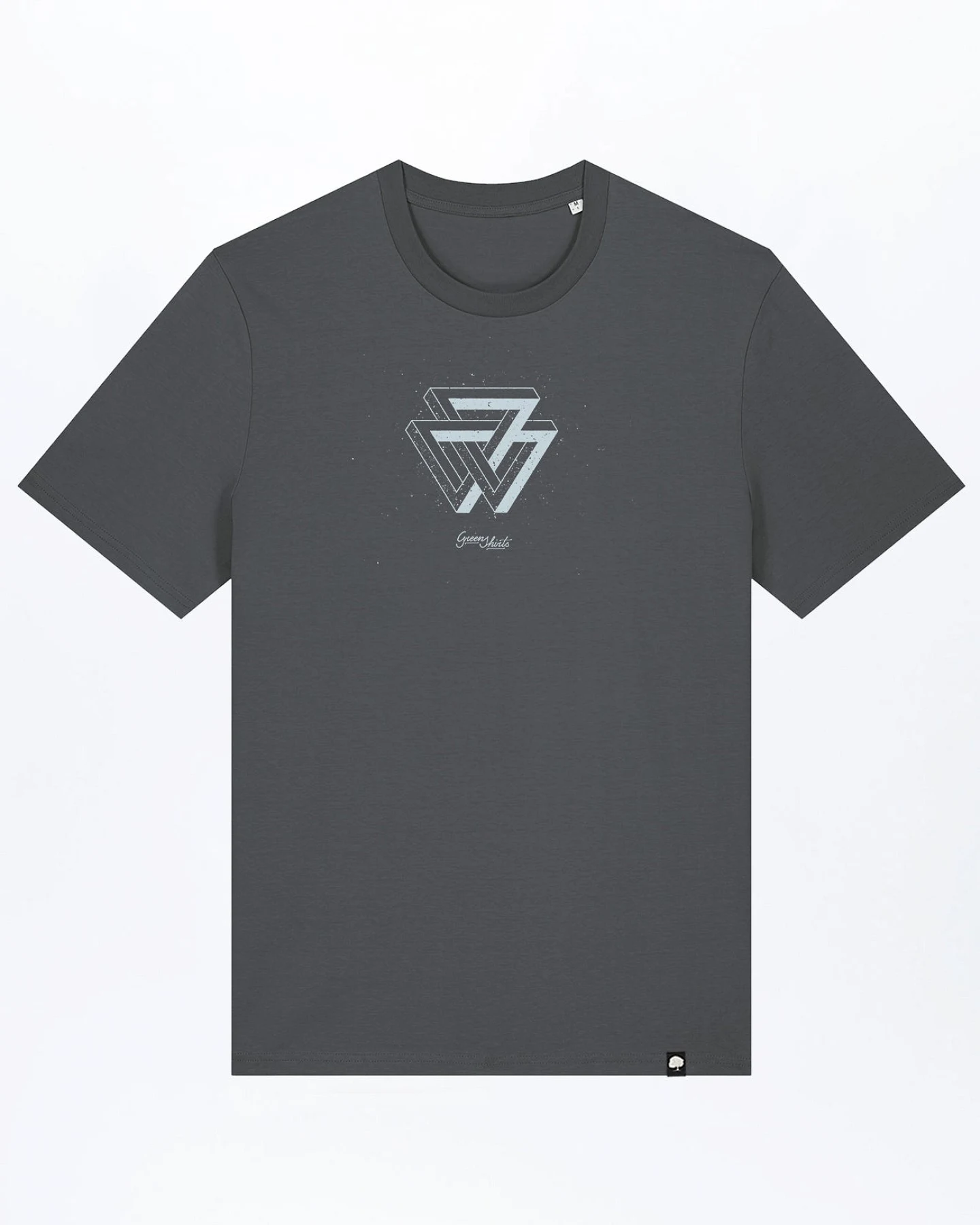 Melange Triangle T-Shirt für Männer – Ansicht 6