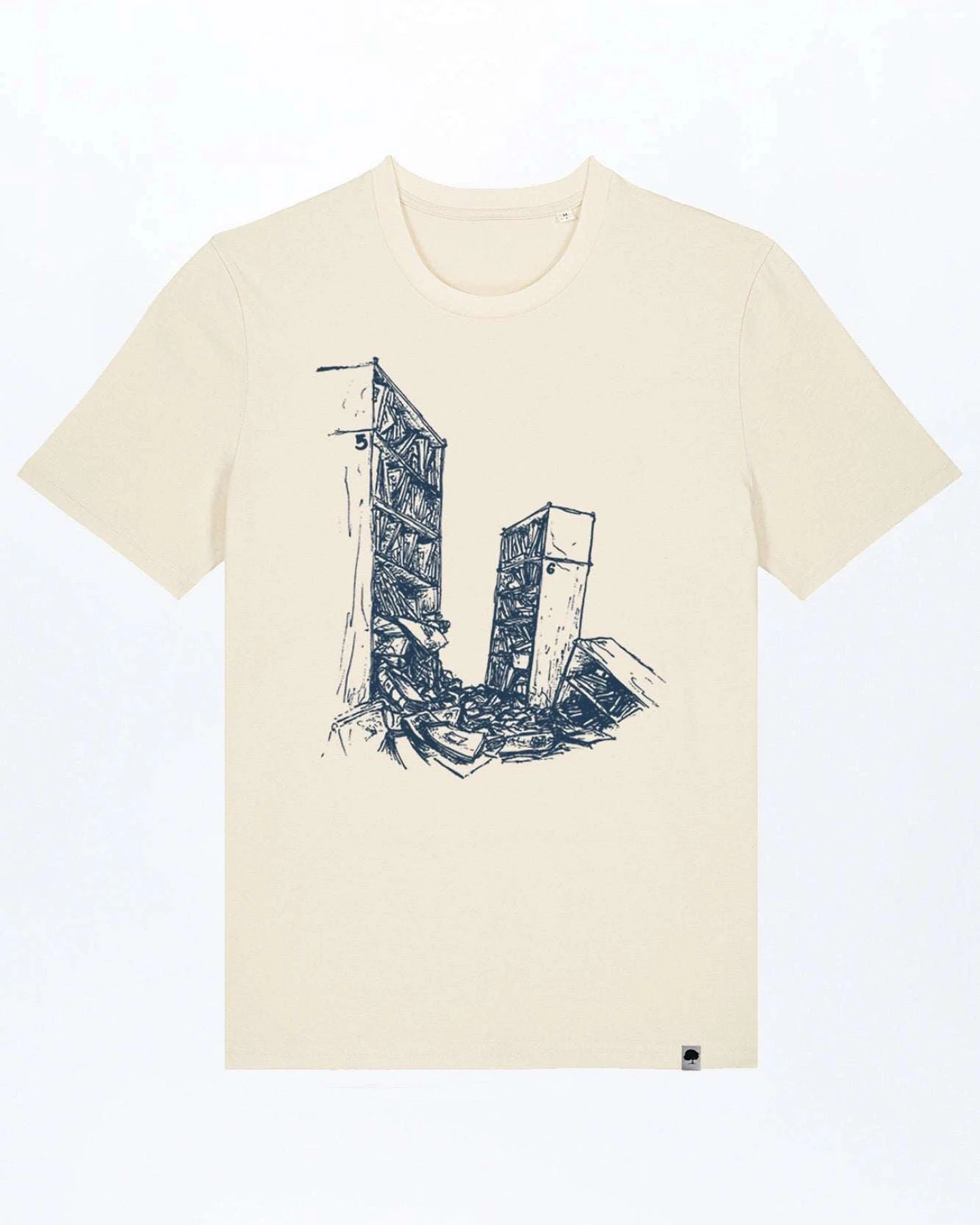 Bibliothek T-Shirt für Männer – Ansicht 4