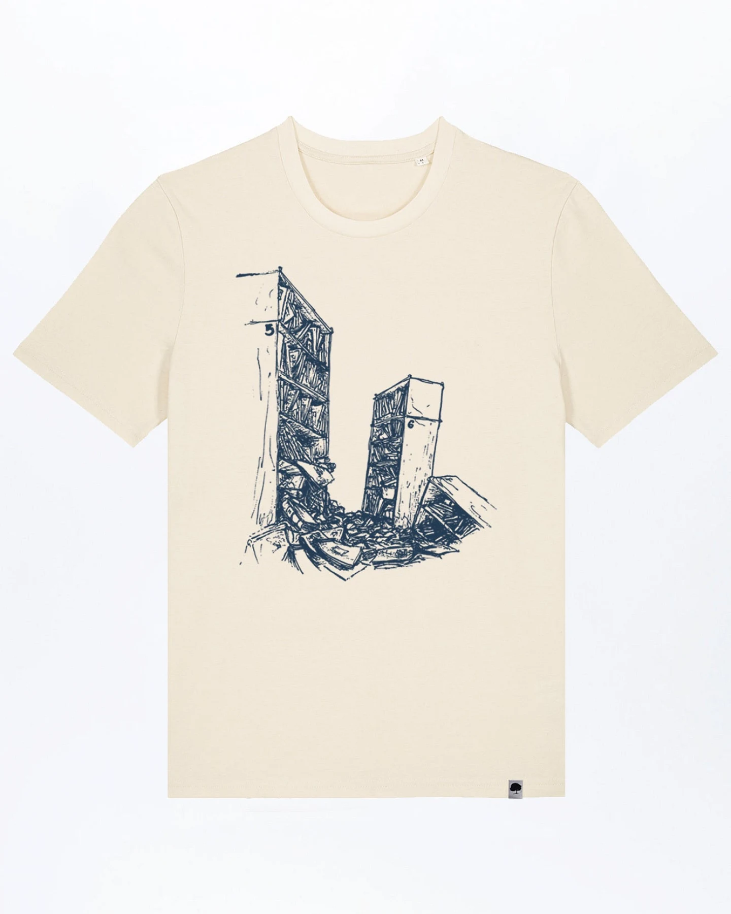 Bibliothek T-Shirt für Männer – Ansicht 4