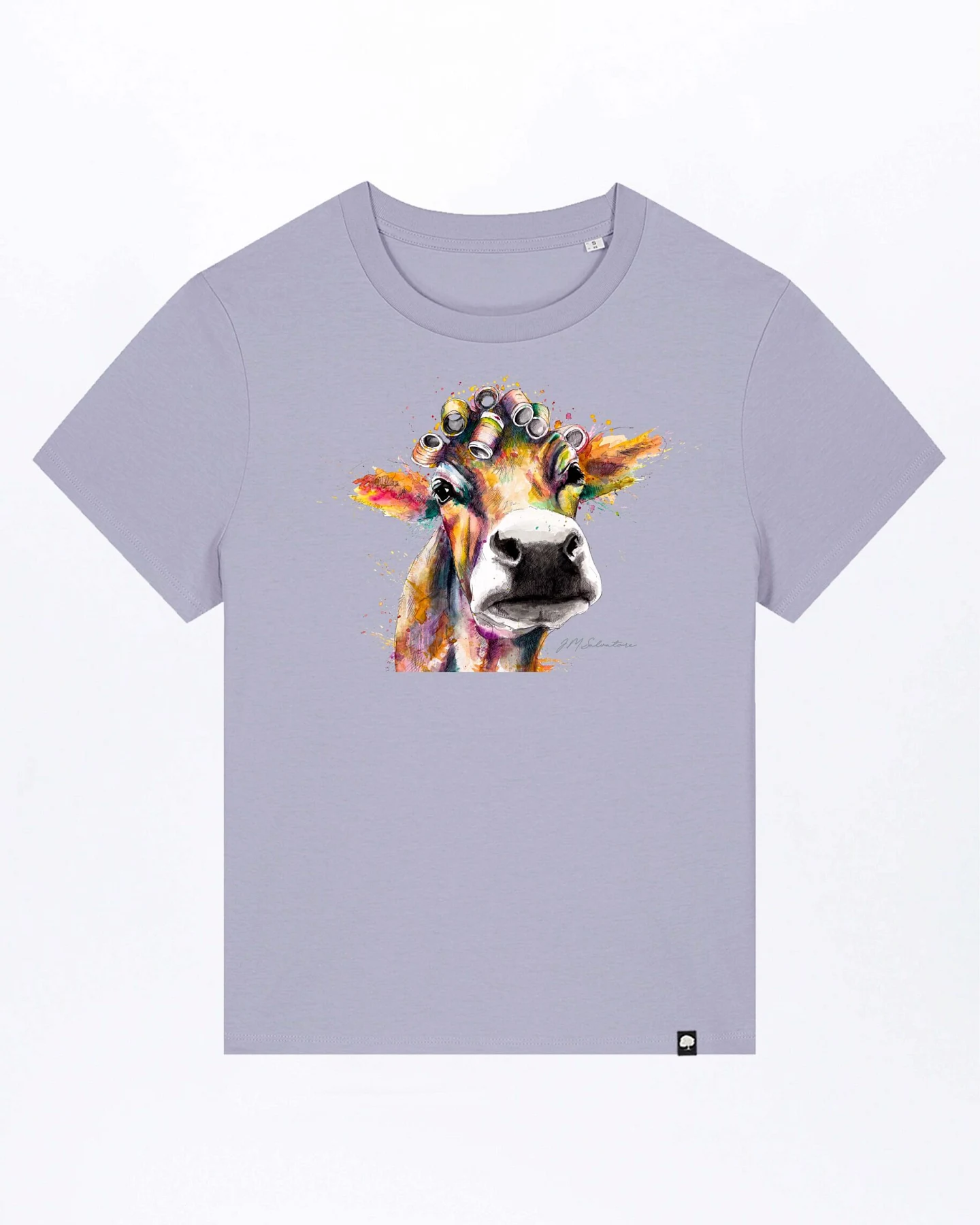 Cow Damen T-Shirt aus Bio Baumwolle – Ansicht 3