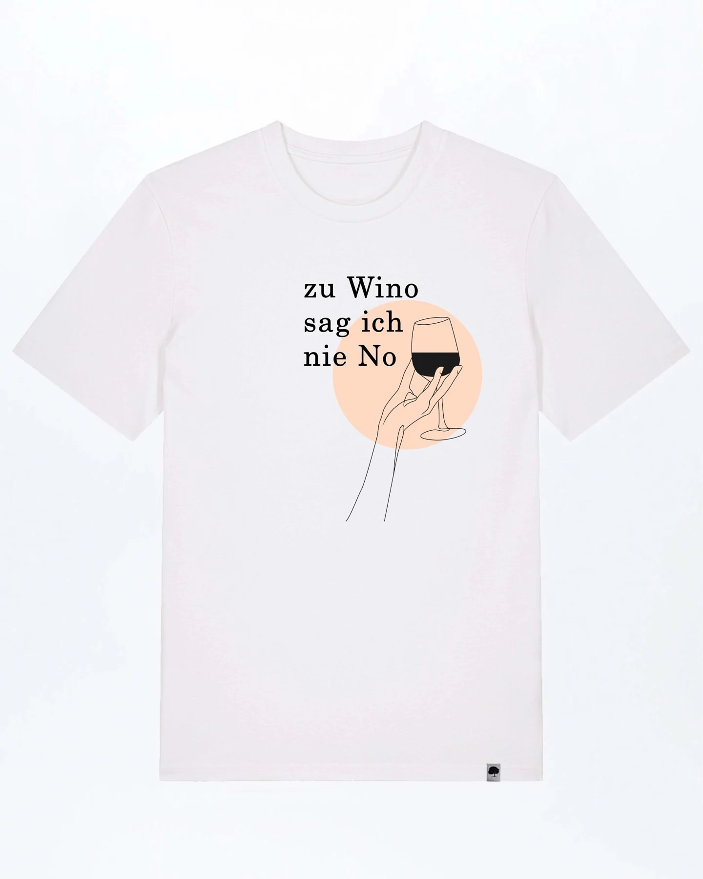 Zu Wino Sag Ich Nie No Basic T-Shirt aus Bio Baumwolle – Ansicht 6