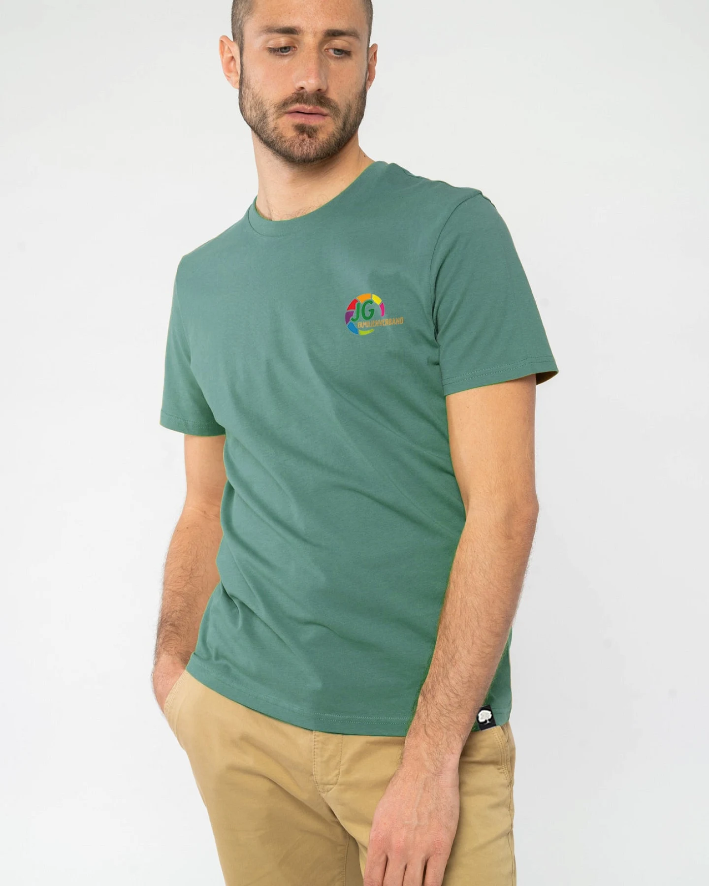 T-Shirt Herren mit JG-Logo – Ansicht 2