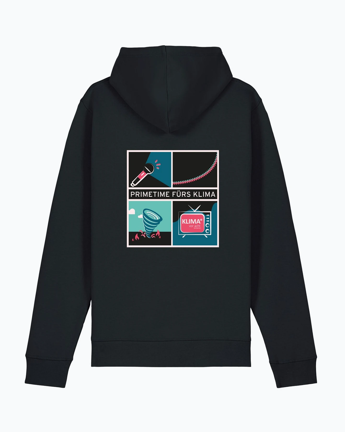 #wirfuerKv8 KLIMA° vor acht Bio Unisex Hoodie – Ansicht 4