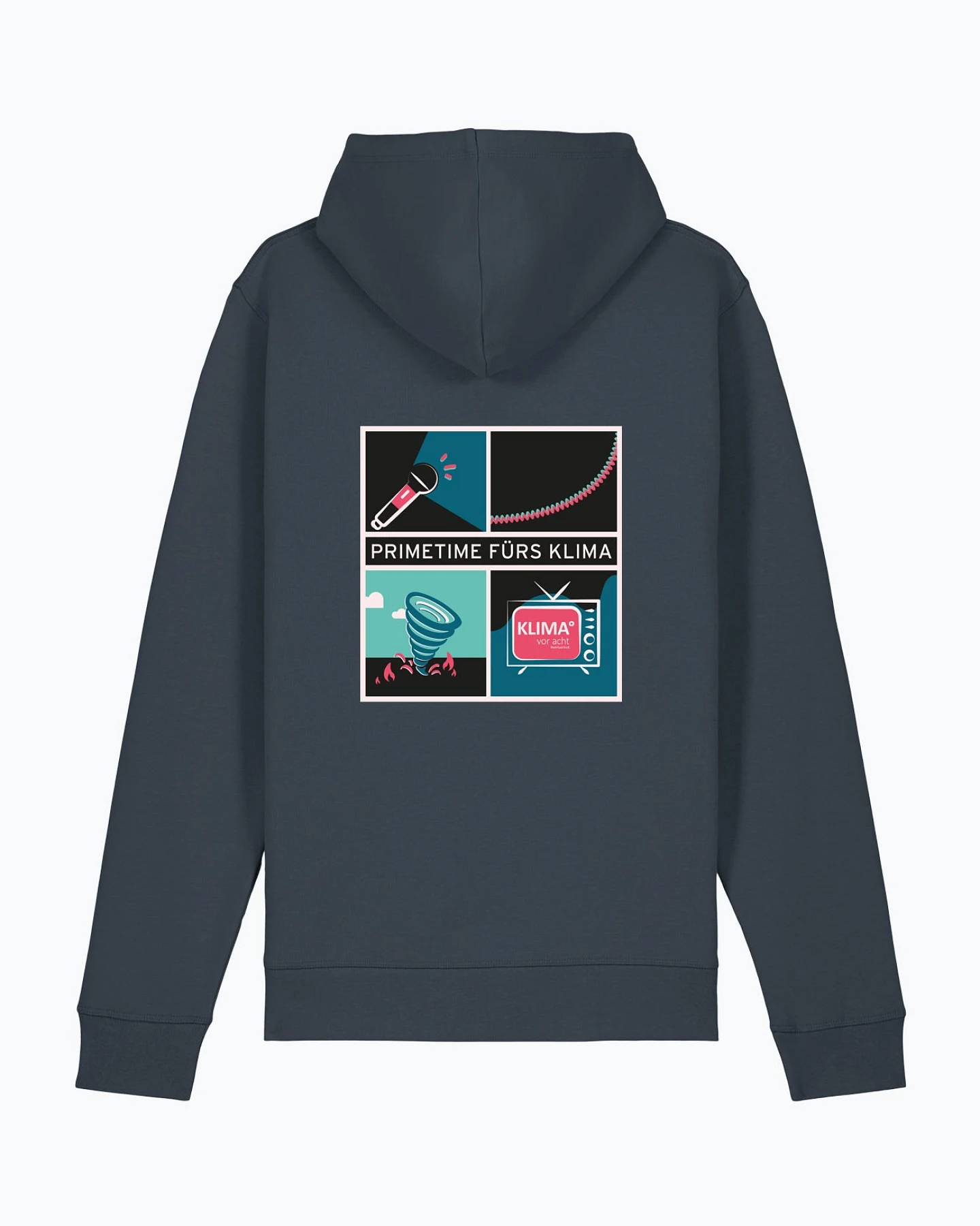 #wirfuerKv8 KLIMA° vor acht Bio Unisex Hoodie – Ansicht 3