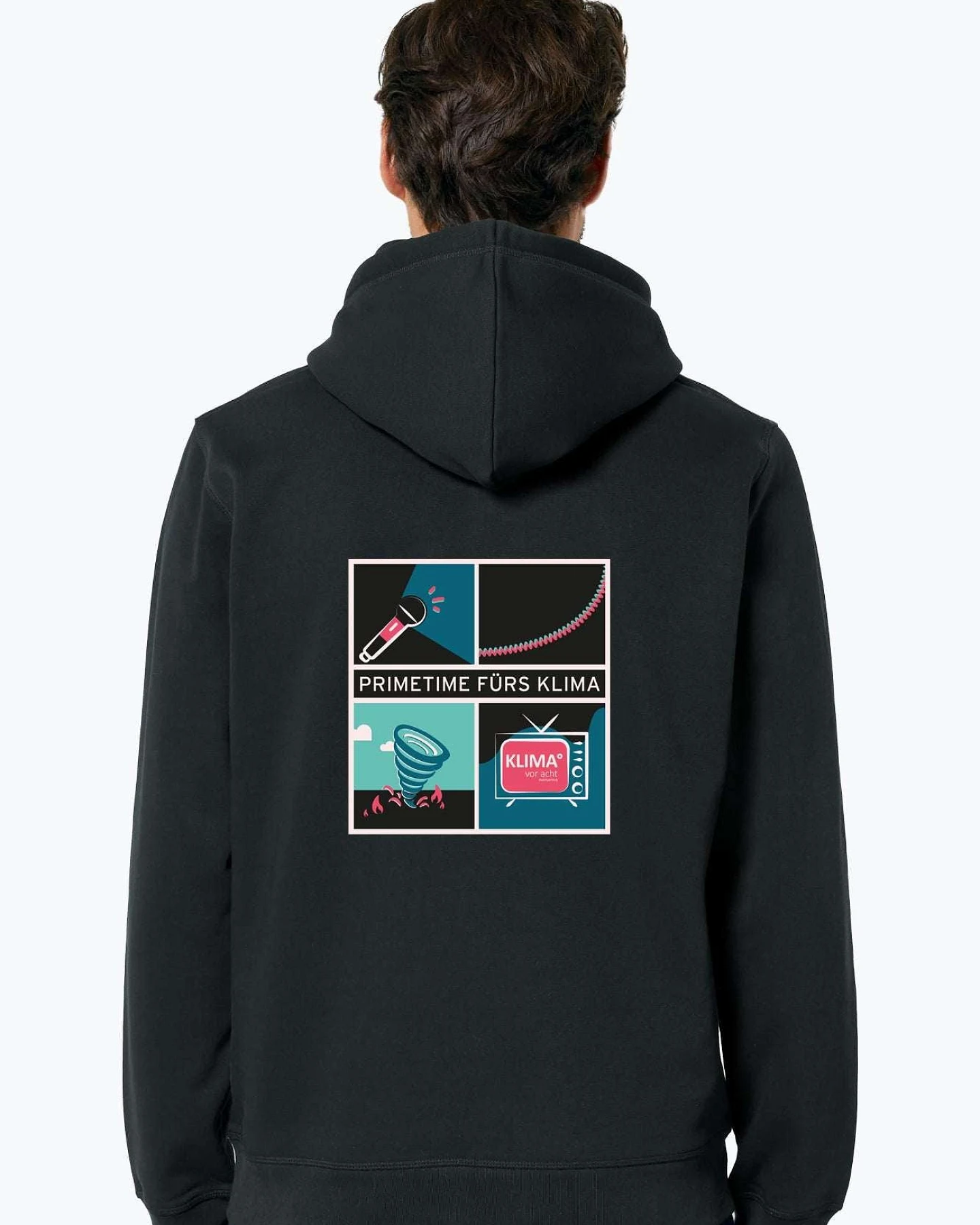 #wirfuerKv8 KLIMA° vor acht Bio Unisex Hoodie – Ansicht 5