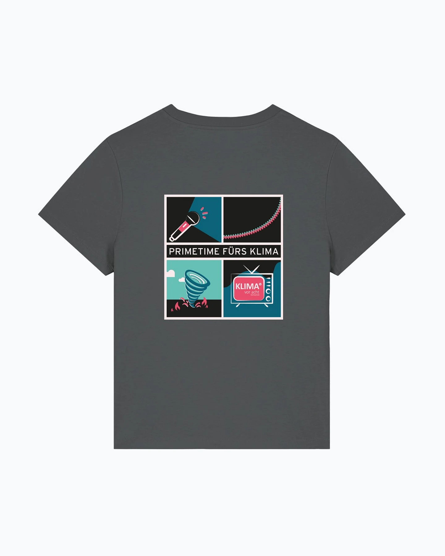 #wirfuerKv8 KLIMA° vor acht Bio T-Shirt für Frauen – Ansicht 5