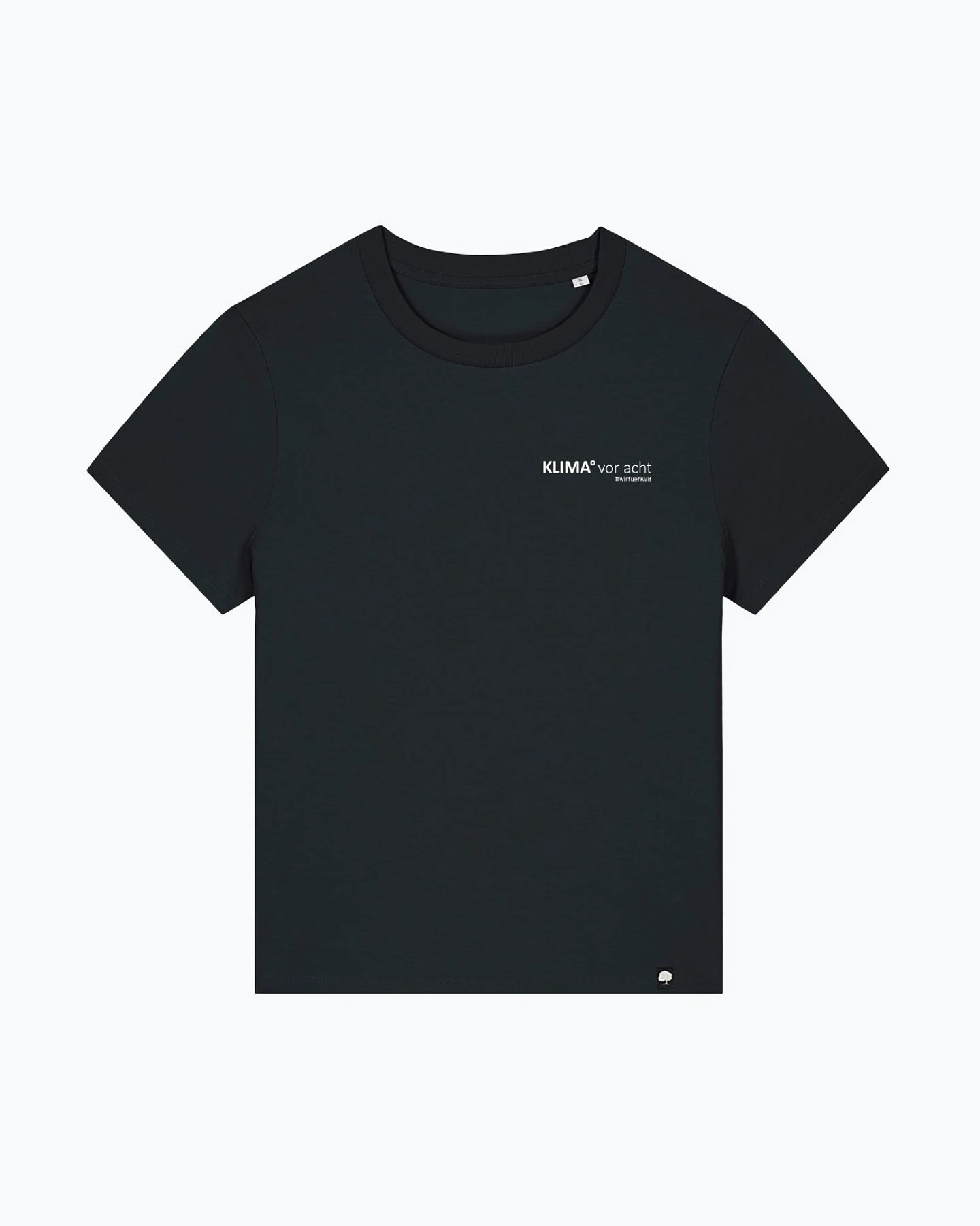 #wirfuerKv8 KLIMA° vor acht Bio T-Shirt für Frauen – Ansicht 6
