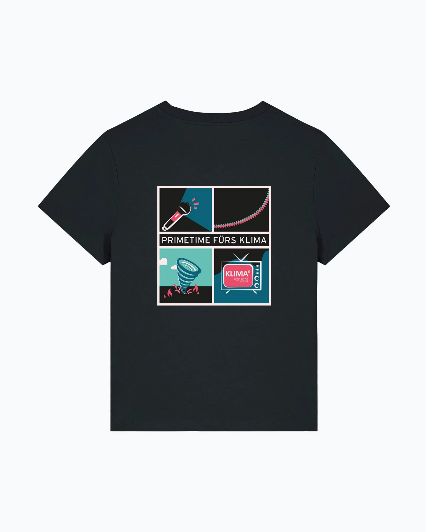 #wirfuerKv8 KLIMA° vor acht Bio T-Shirt für Frauen – Ansicht 4