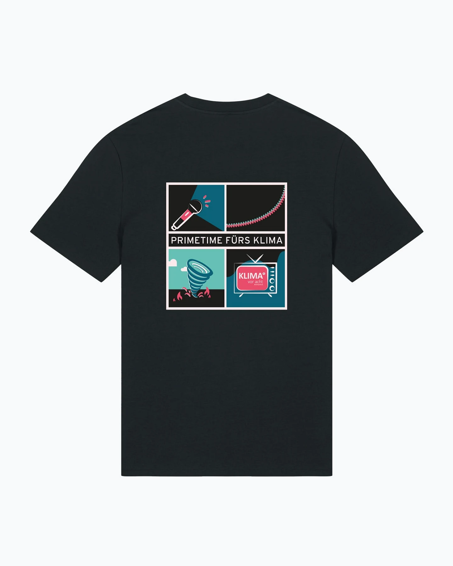 #wirfuerKv8 KLIMA° vor acht Bio T-Shirt für Männer – Ansicht 3