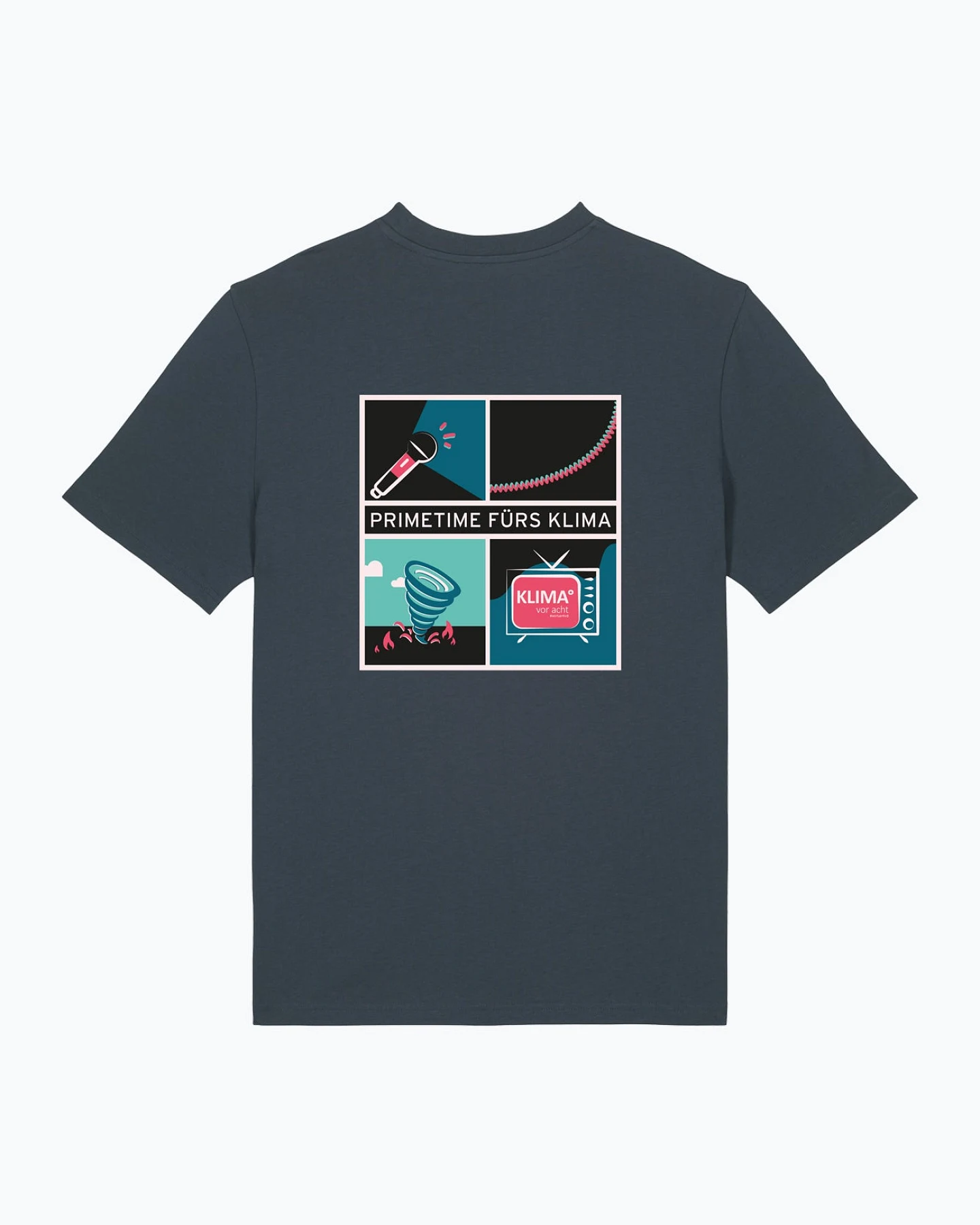#wirfuerKv8 KLIMA° vor acht Bio T-Shirt für Männer – Ansicht 5