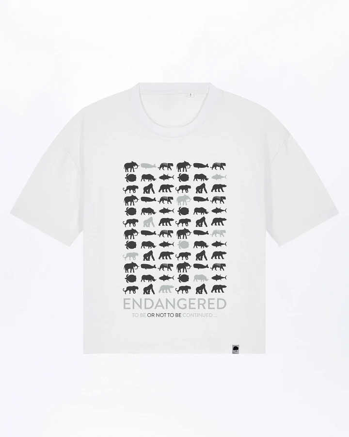 Endangered Boxy Fit Damen T-Shirt aus Bio Baumwolle
