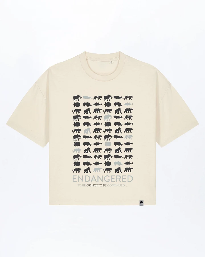 Endangered Boxy Fit Damen T-Shirt aus Bio Baumwolle