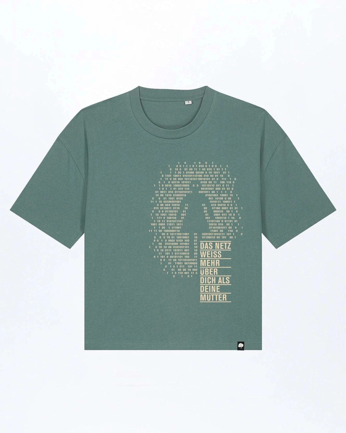Deine Mutter Boxy Fit Damen T-Shirt aus Bio Baumwolle – Ansicht 2