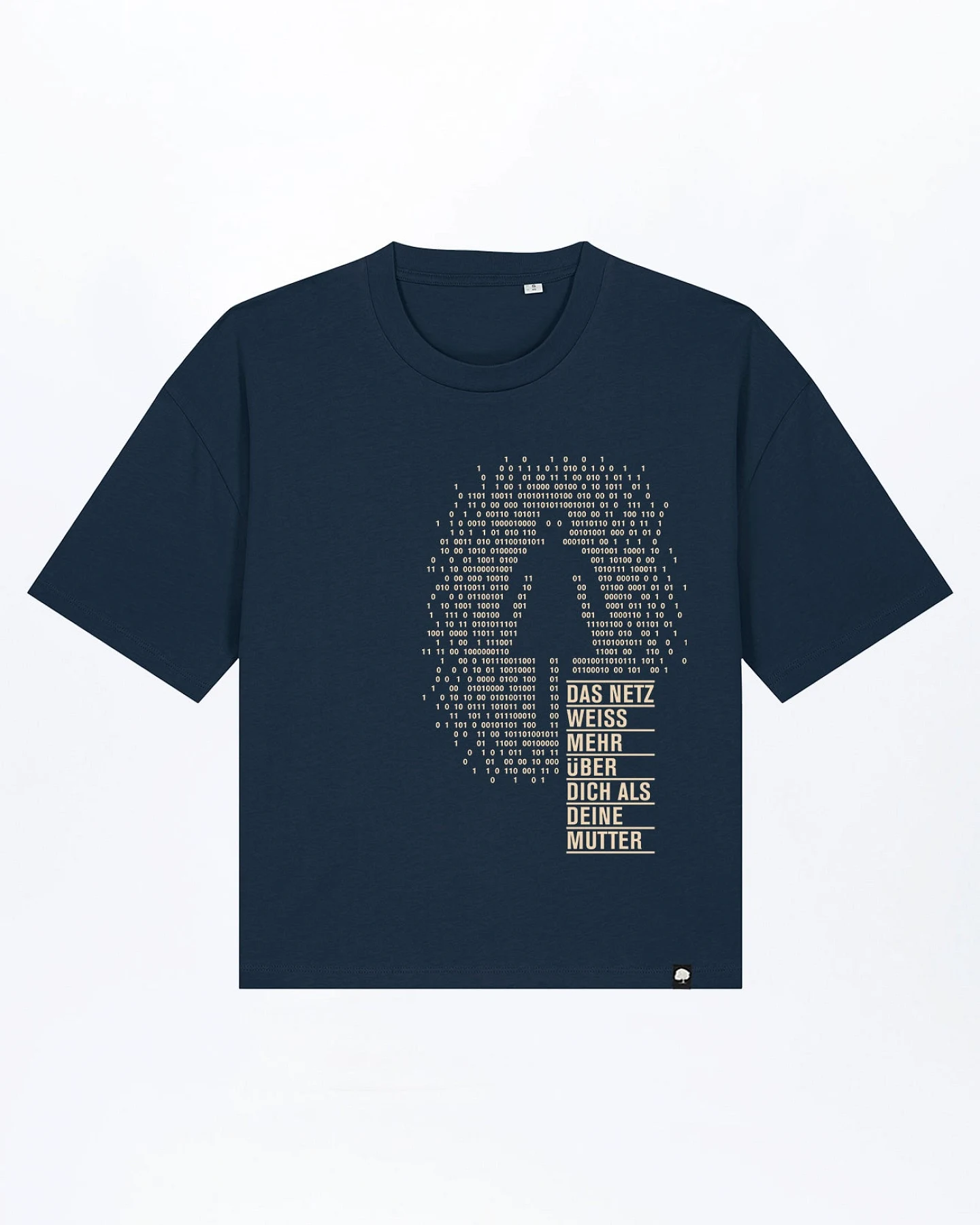 Deine Mutter Boxy Fit Damen T-Shirt aus Bio Baumwolle – Ansicht 2