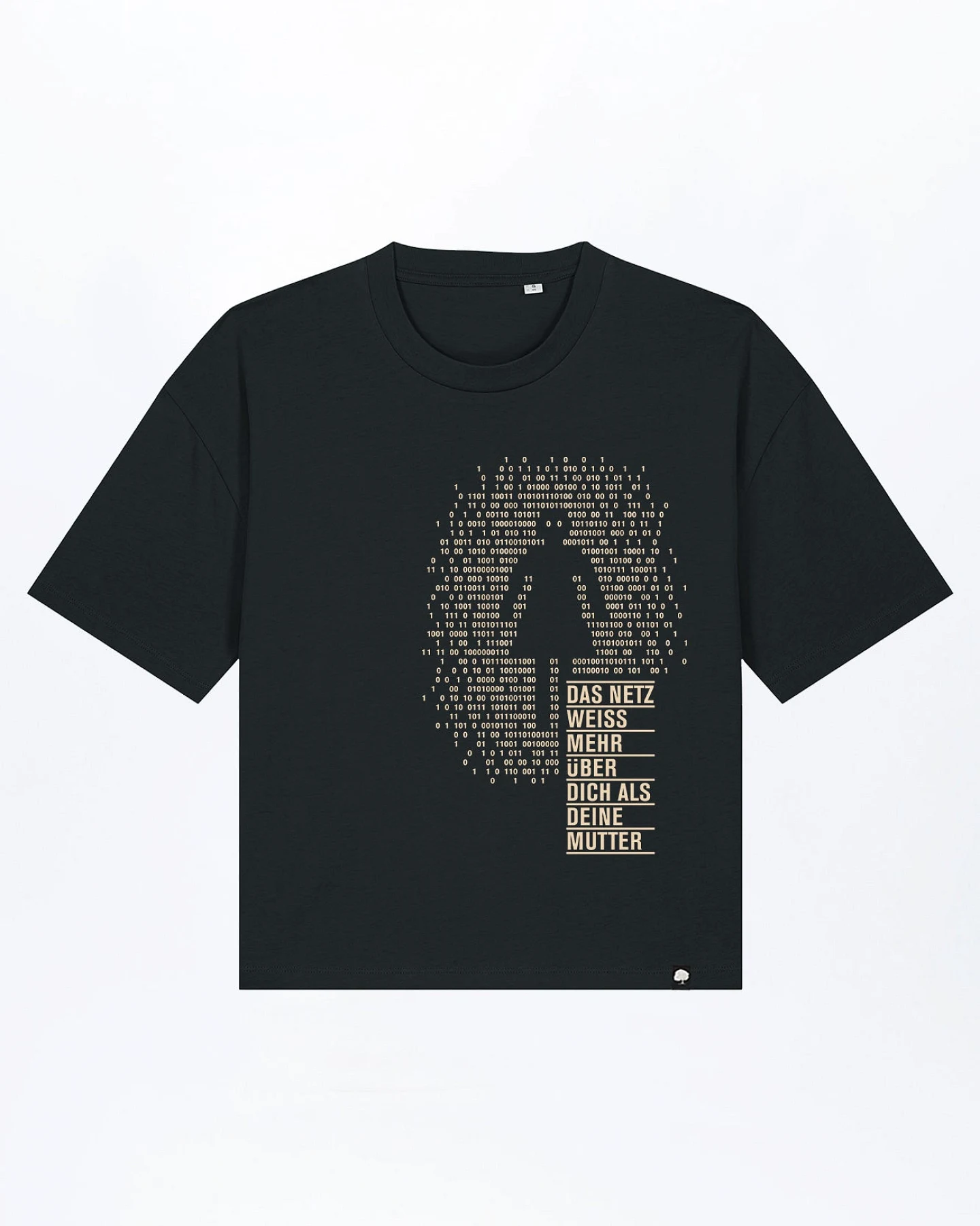 Deine Mutter Boxy Fit Damen T-Shirt aus Bio Baumwolle – Ansicht 3