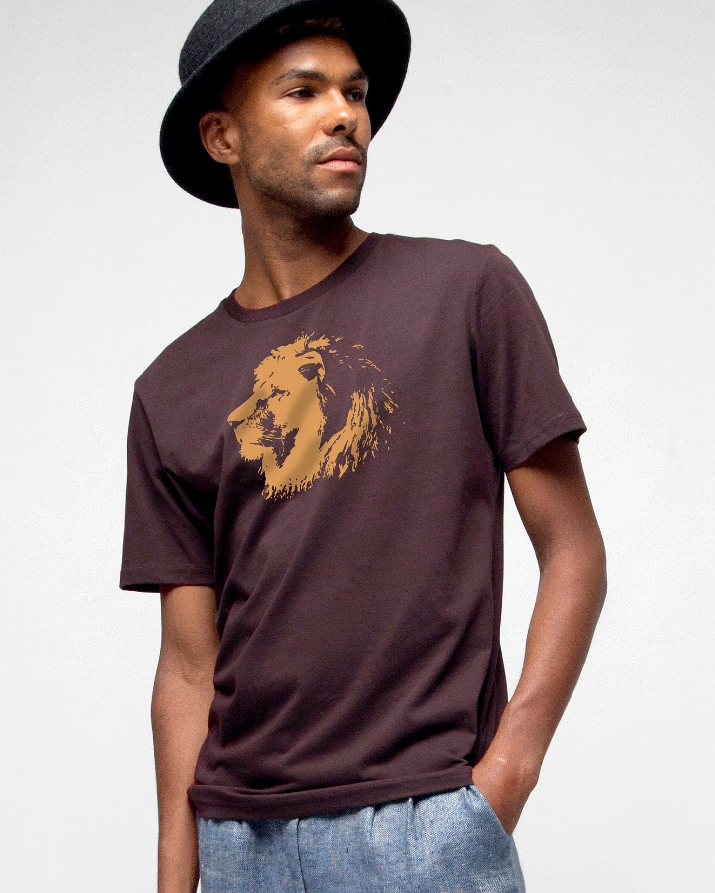 Lion T-Shirt für Männer – Ansicht 3