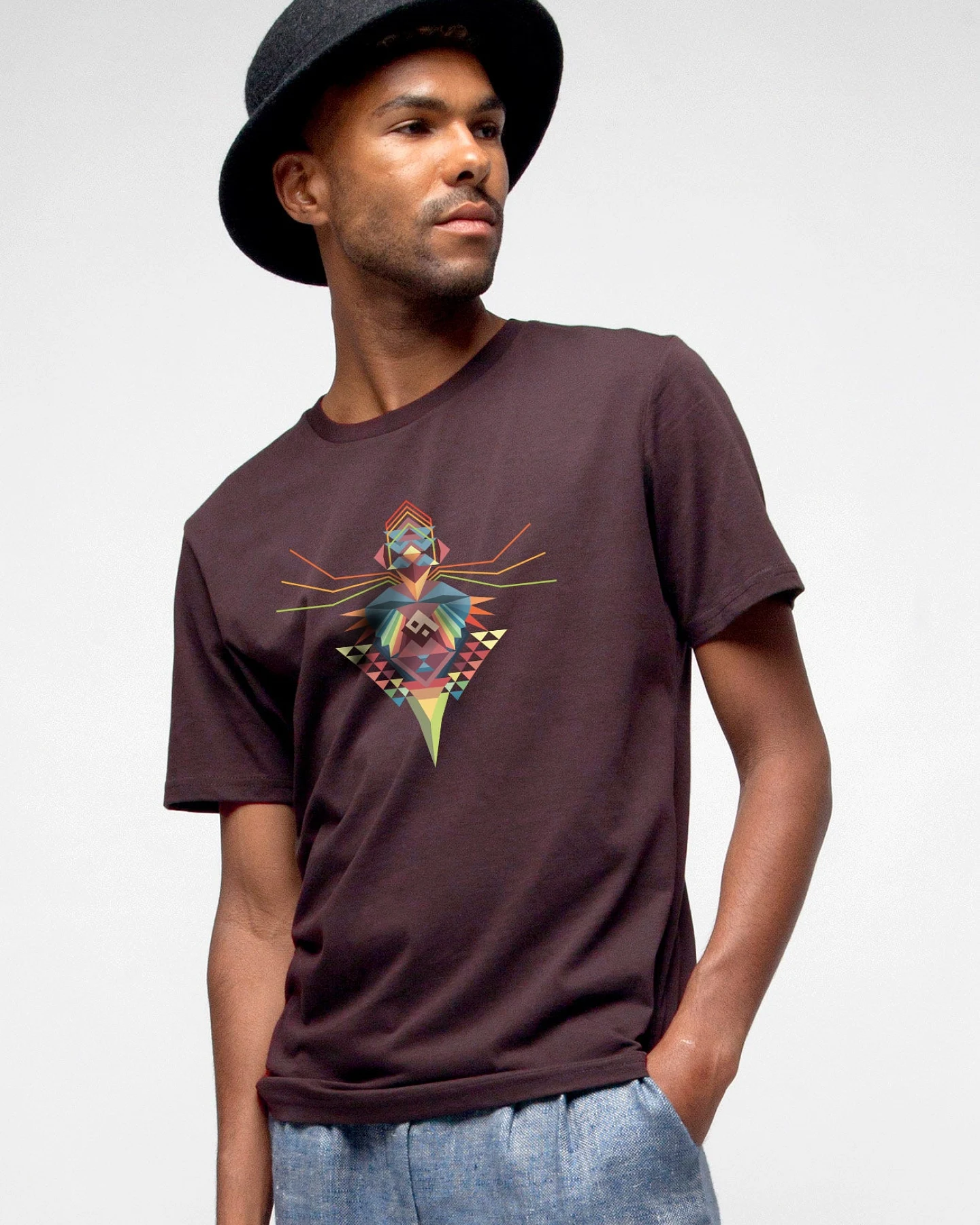 Bird of Ying Yang T-Shirt für Männer – Ansicht 2