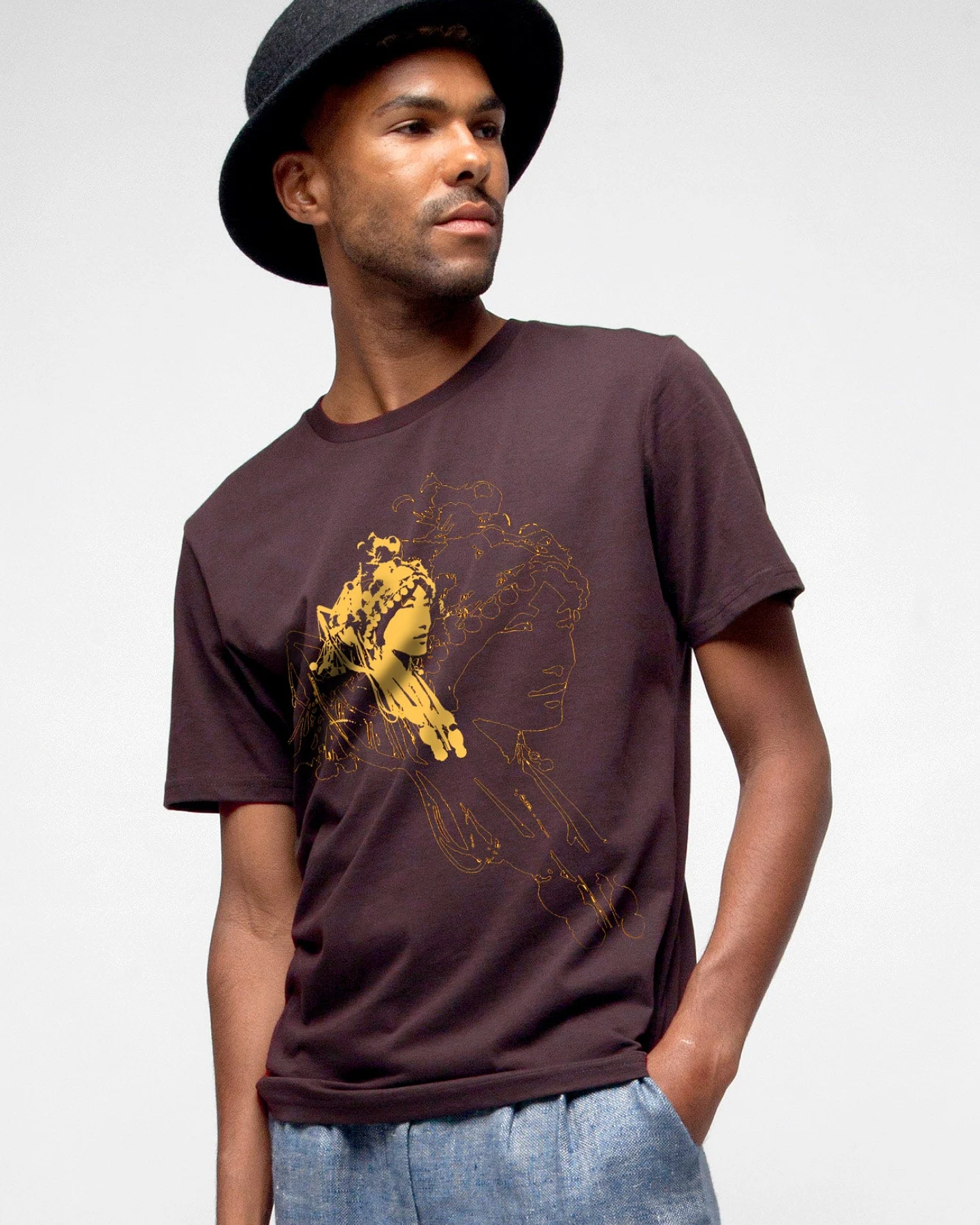 Asian Woman T-Shirt für Männer – Ansicht 2