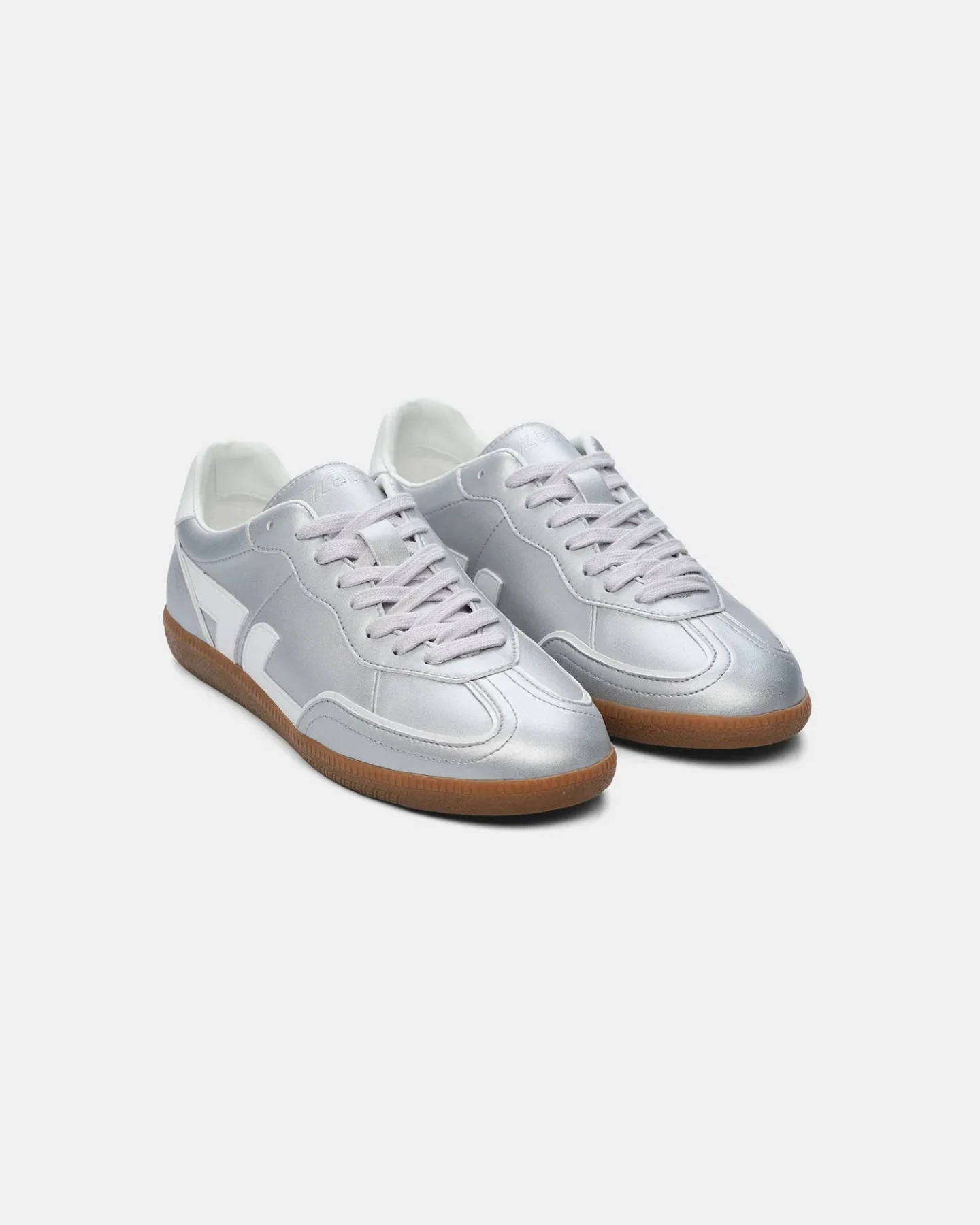 Zèta Herren vegan Sneaker Delta Silber – Ansicht 2