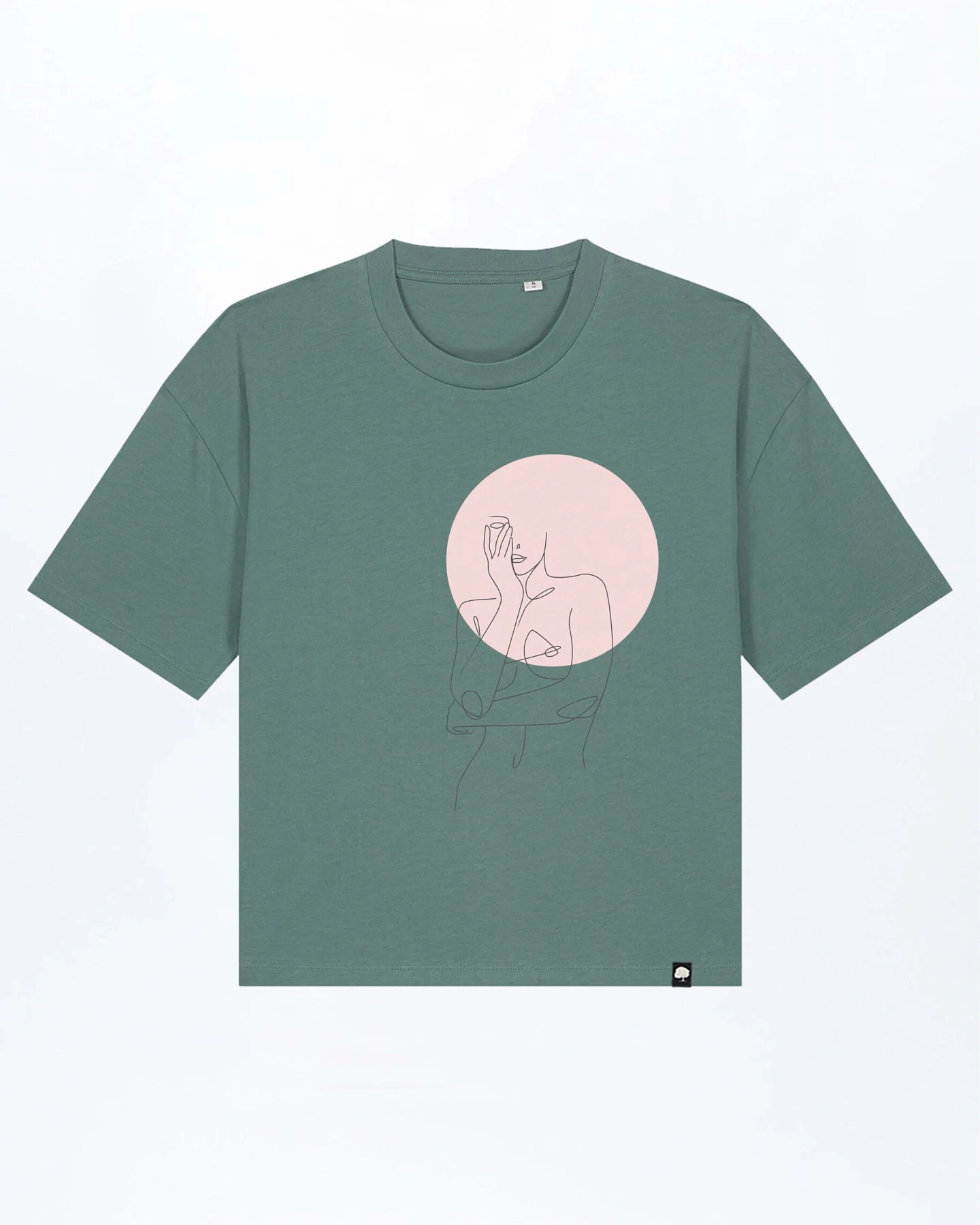 Women's Circle Boxy Fit T-Shirt aus Bio Baumwolle – Ansicht 4
