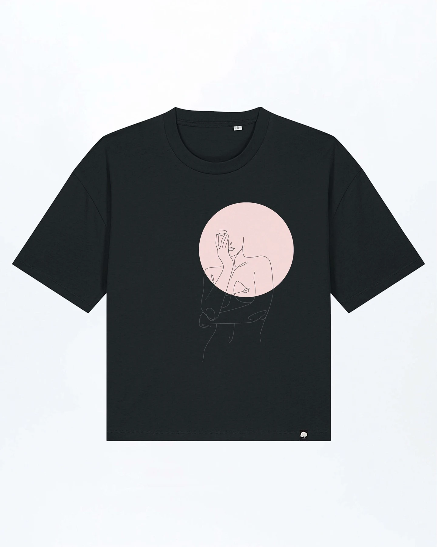 Women's Circle Boxy Fit T-Shirt aus Bio Baumwolle – Ansicht 3