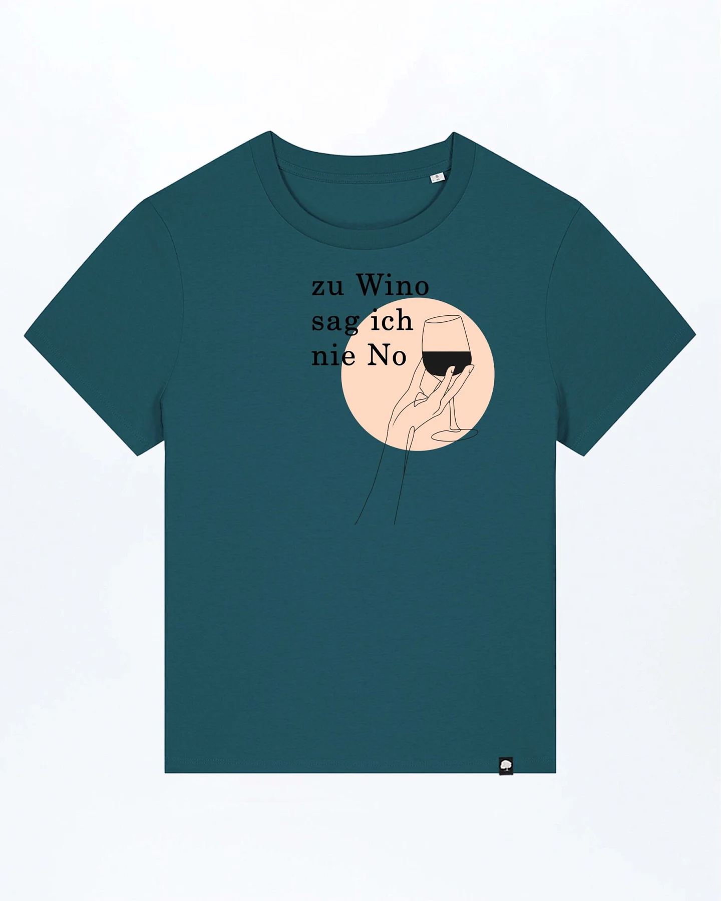 Zu Wino Sag Ich Nie No Damen T-Shirt aus Bio Baumwolle – Ansicht 4