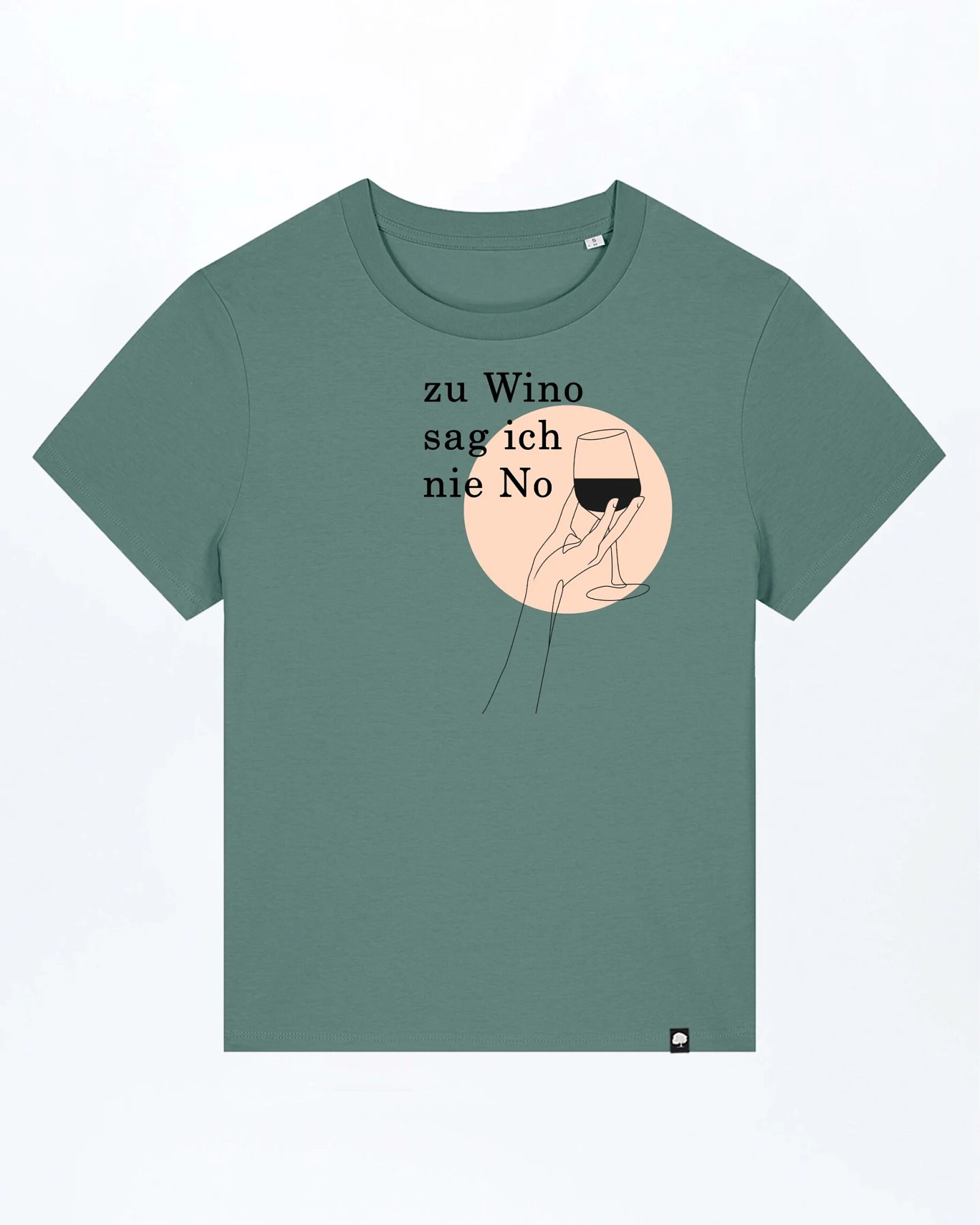 Zu Wino Sag Ich Nie No Damen T-Shirt aus Bio Baumwolle – Ansicht 6