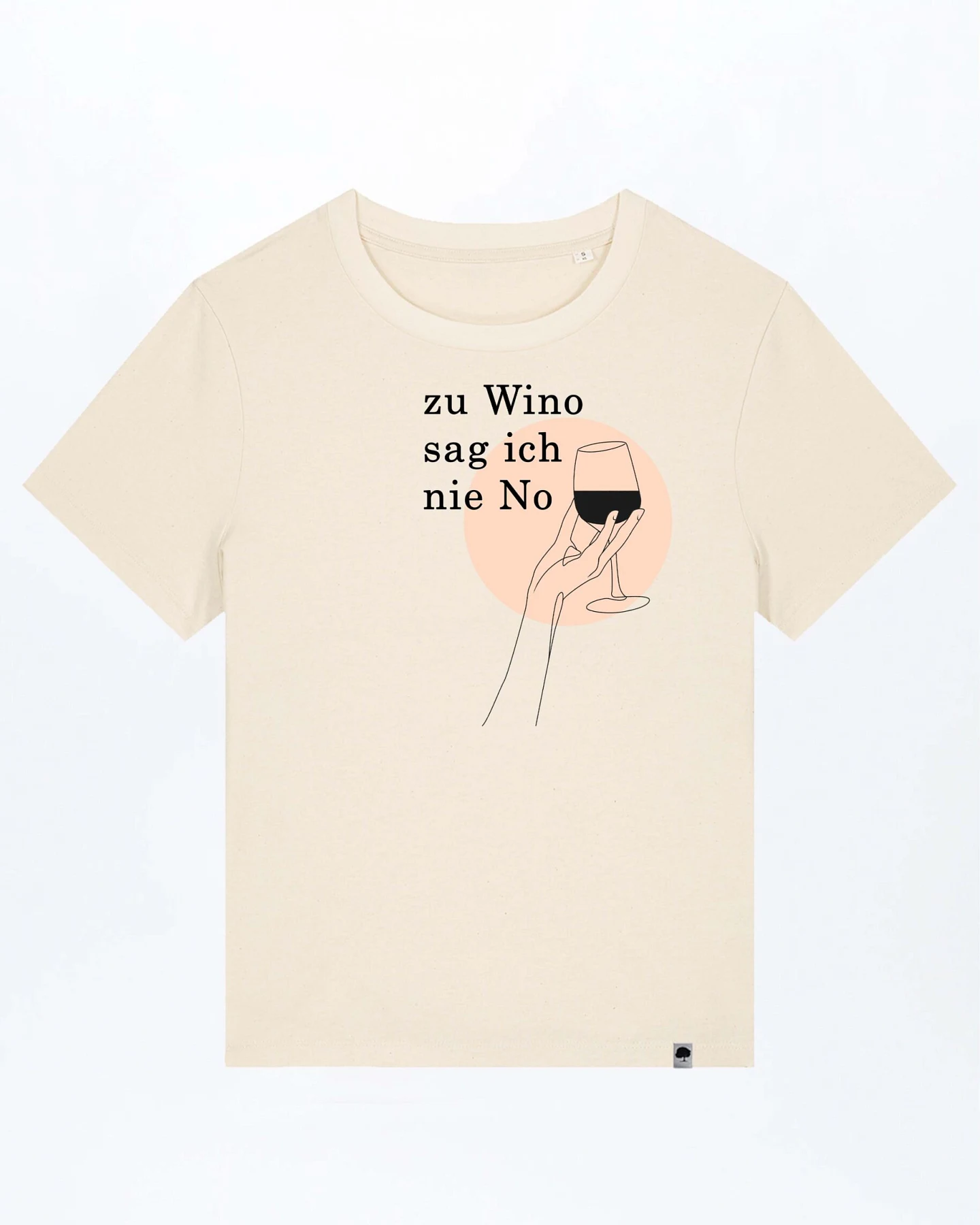 Zu Wino Sag Ich Nie No Damen T-Shirt aus Bio Baumwolle – Ansicht 2