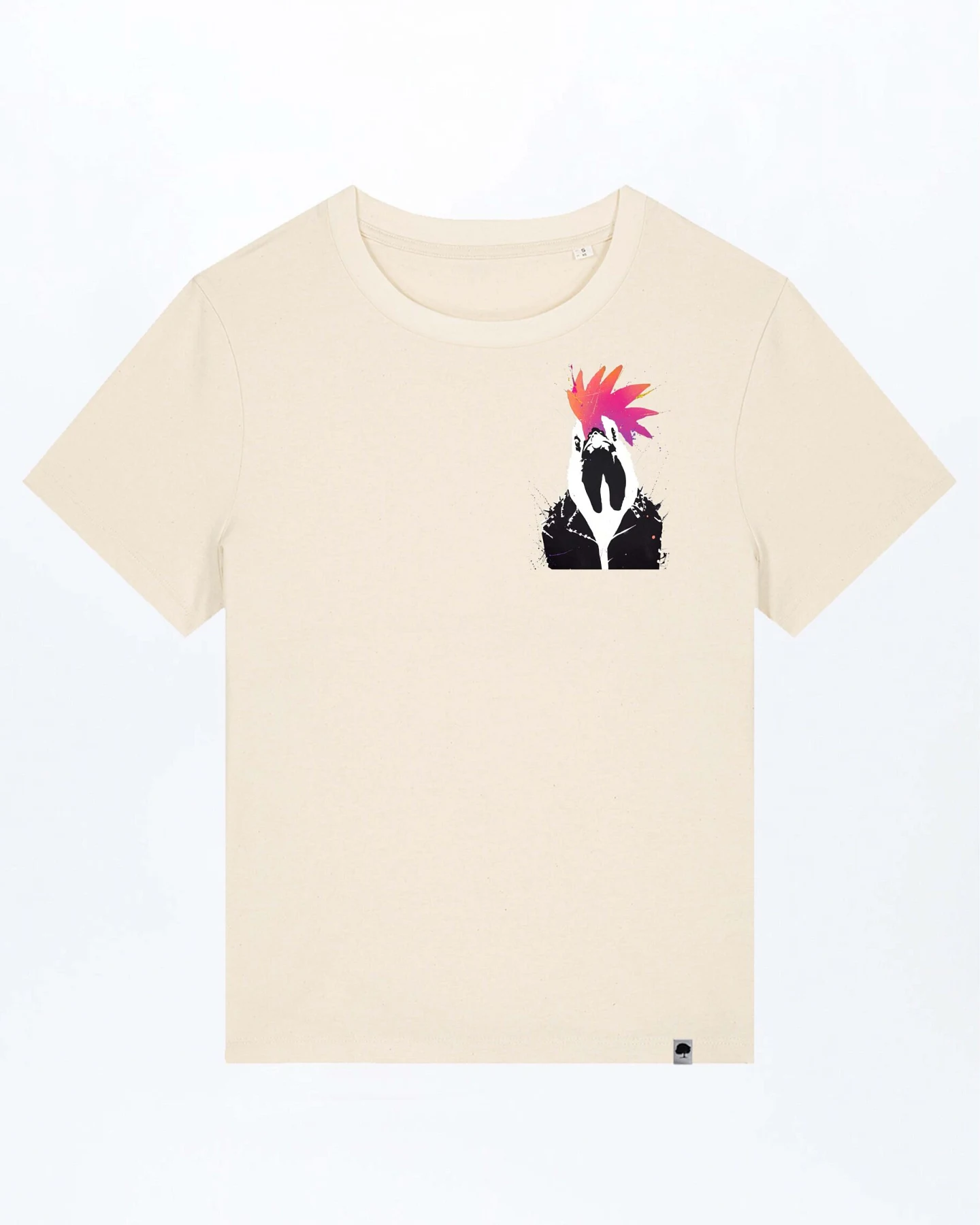 Rooster Damen T-Shirt aus Bio Baumwolle – Ansicht 3