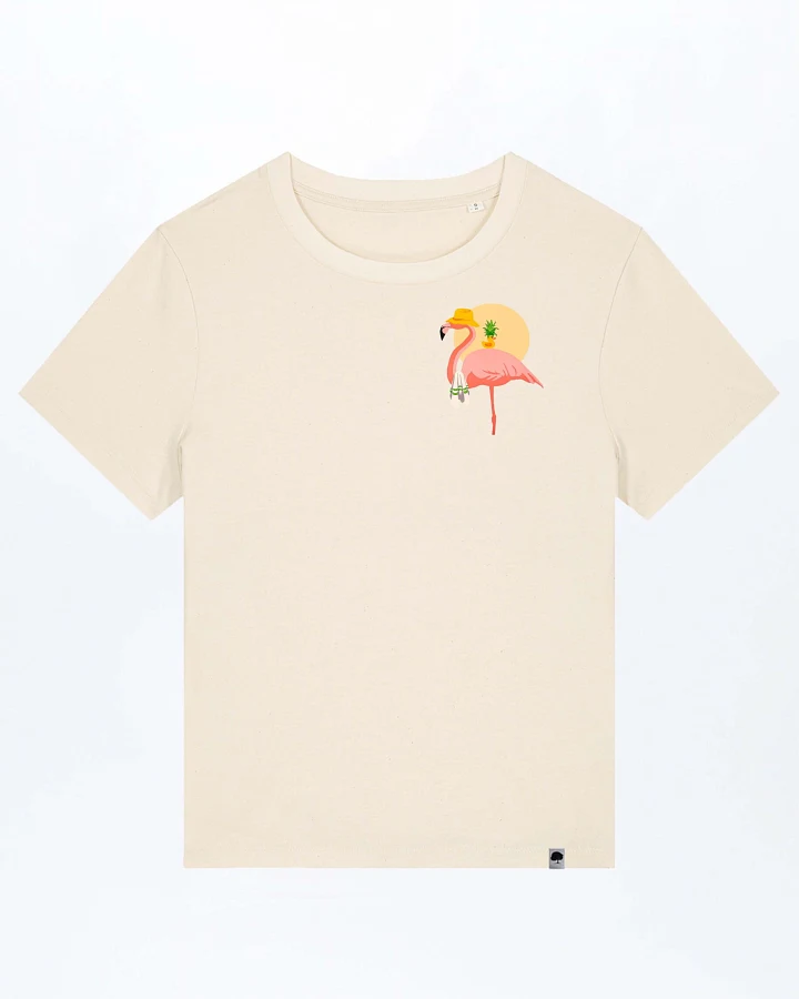 Flamingo Summer Damen T-Shirt aus Bio Baumwolle
