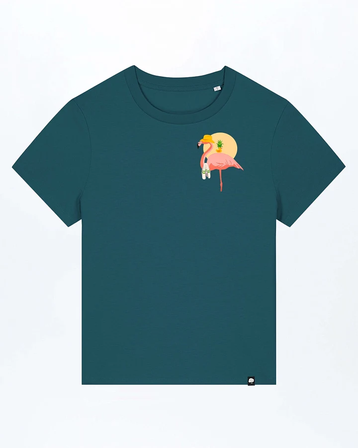 Flamingo Summer Damen T-Shirt aus Bio Baumwolle