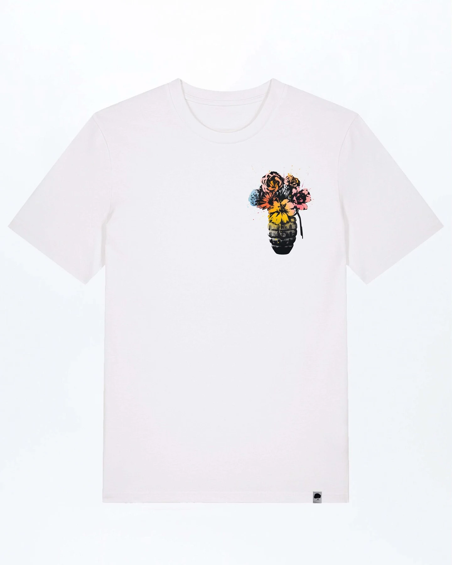 Granate Basic T-Shirt aus Bio Baumwolle – Ansicht 2