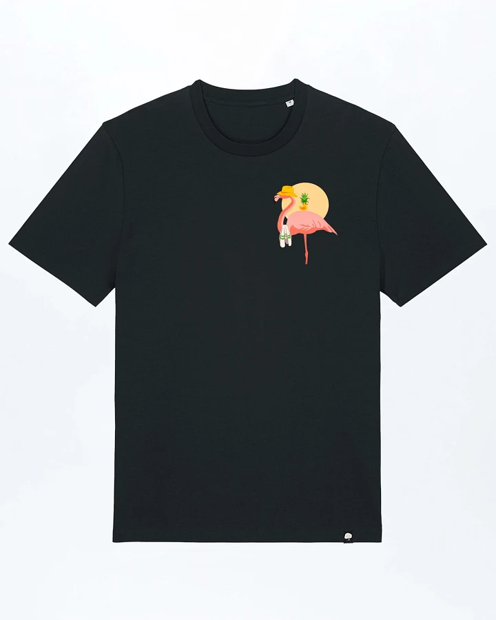 Flamingo Summer Basic T-Shirt aus Bio Baumwolle